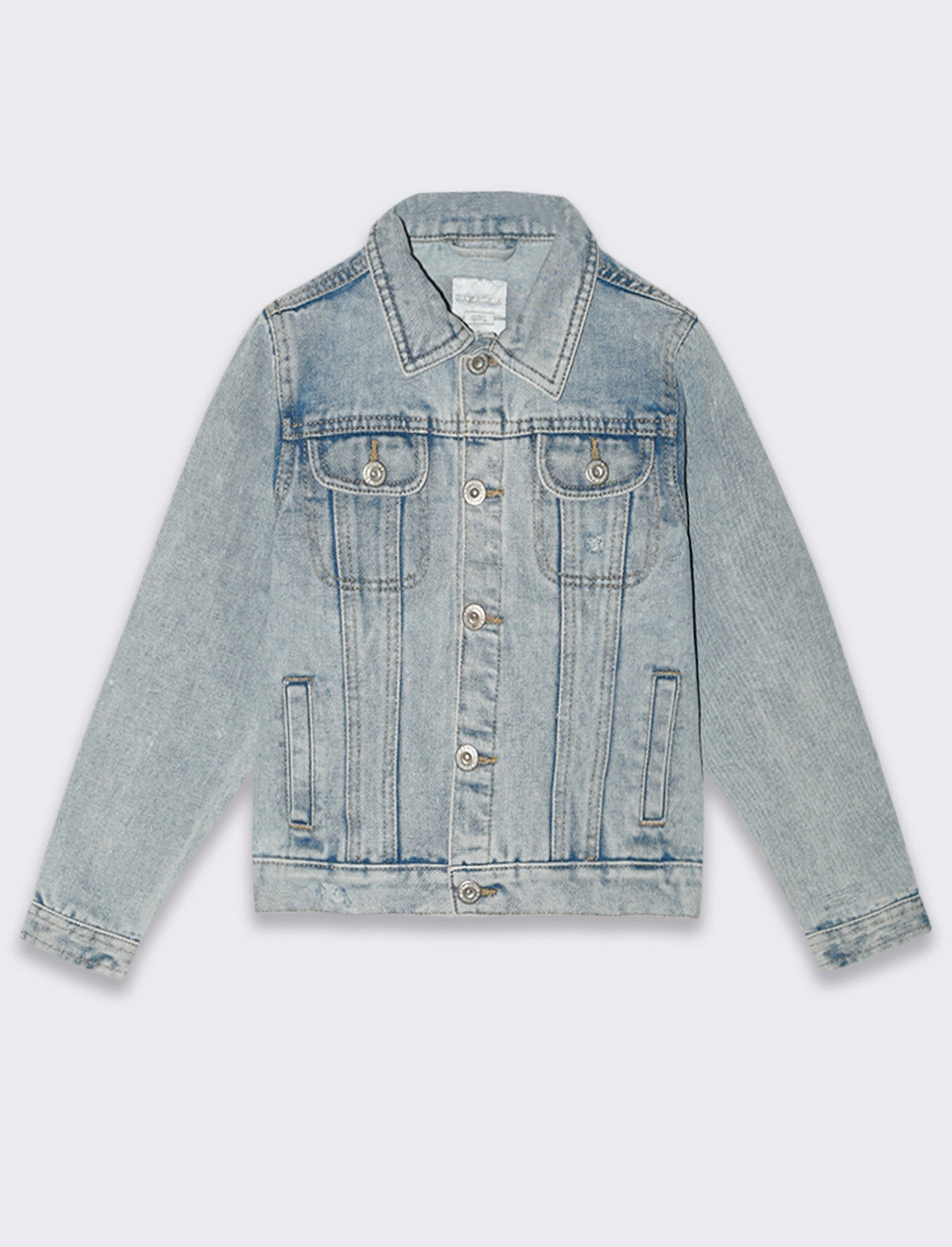 Giacca in jeans da bambina - Denim chiaro