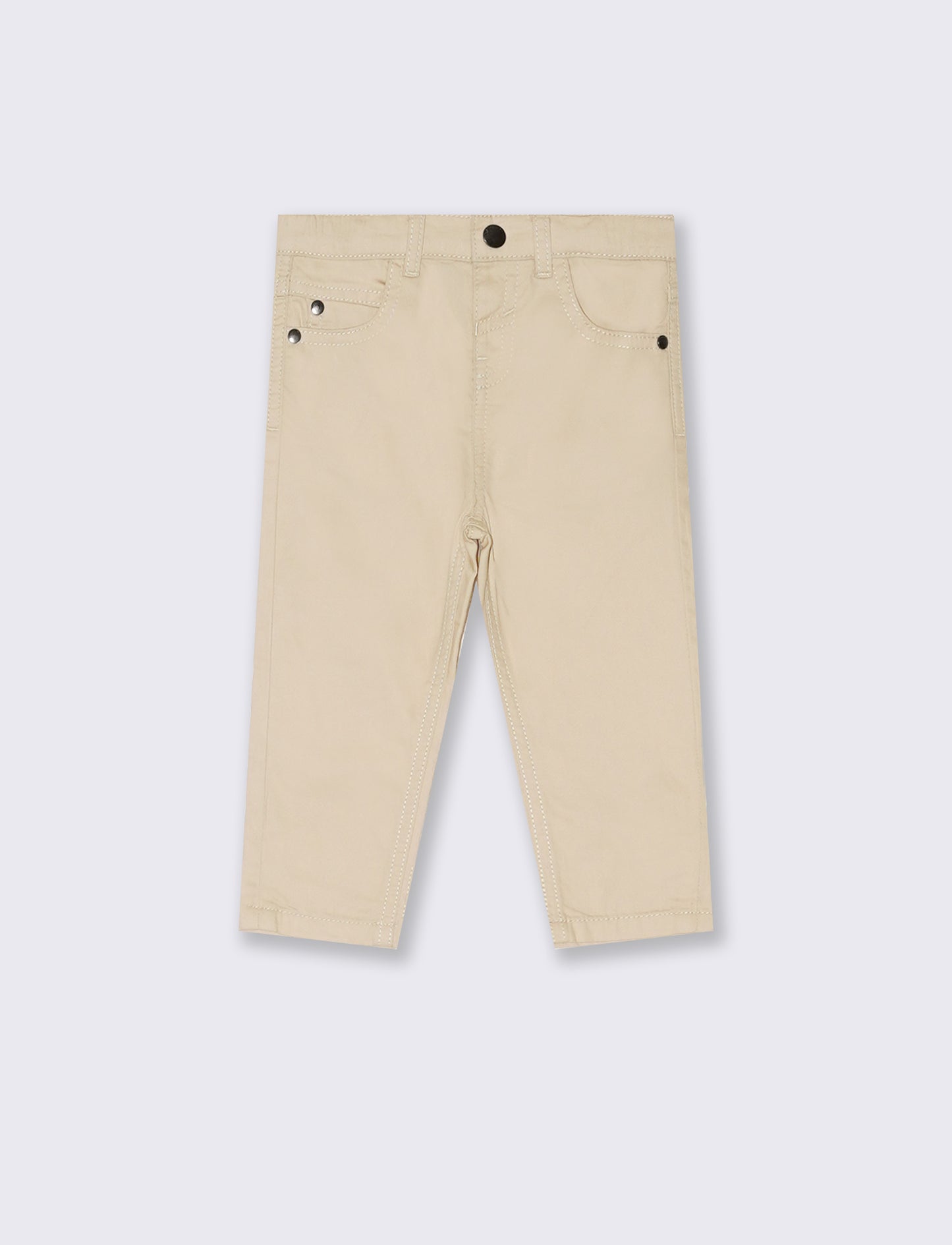 Pantaloni modello regular da neonato - Beige