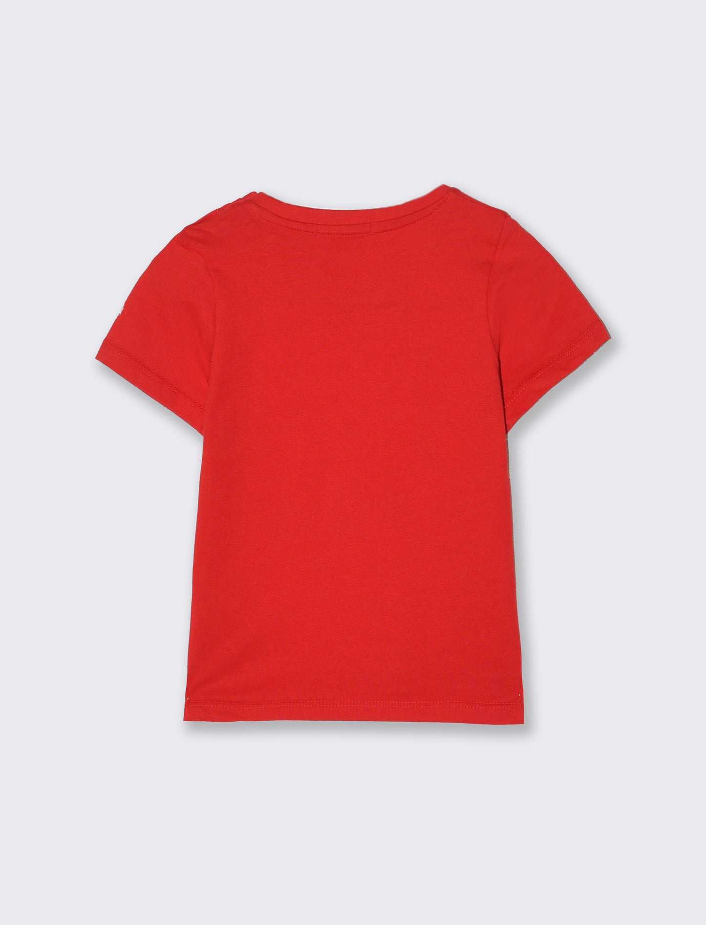 T-shirt basica mezza manica da neonato - Rosso