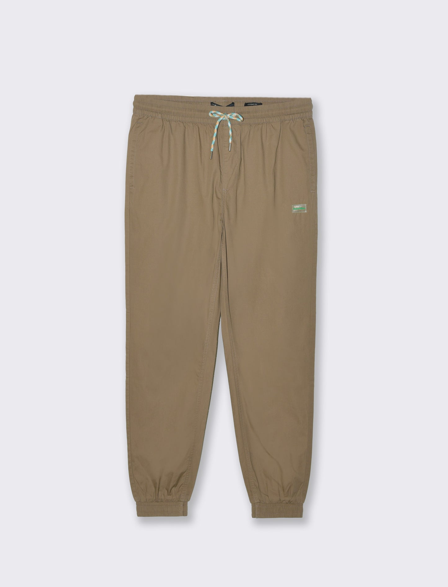 Pantaloni jogger in cotone da uomo - Grigio tortora