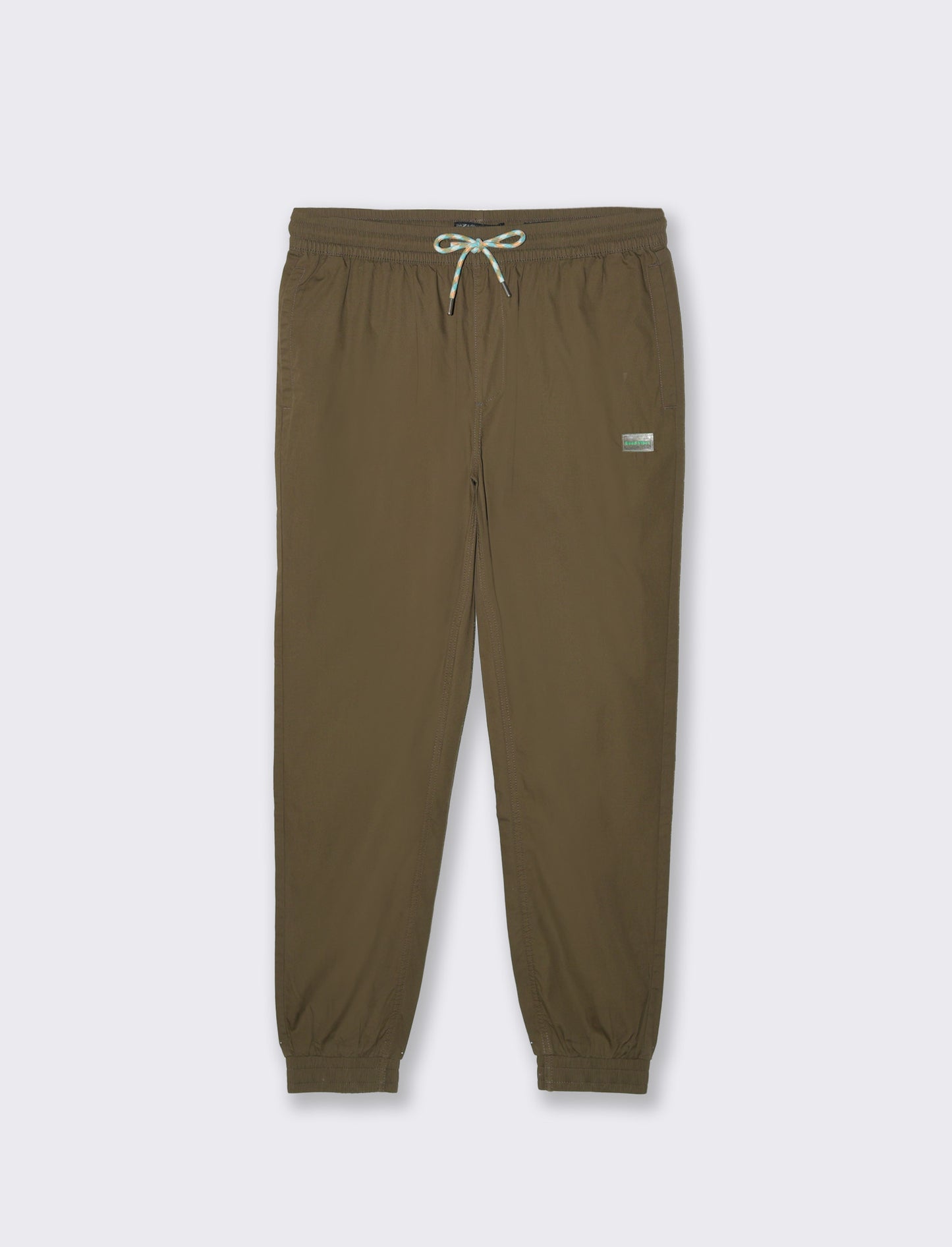 Pantaloni jogger in cotone da uomo - Verde kaki