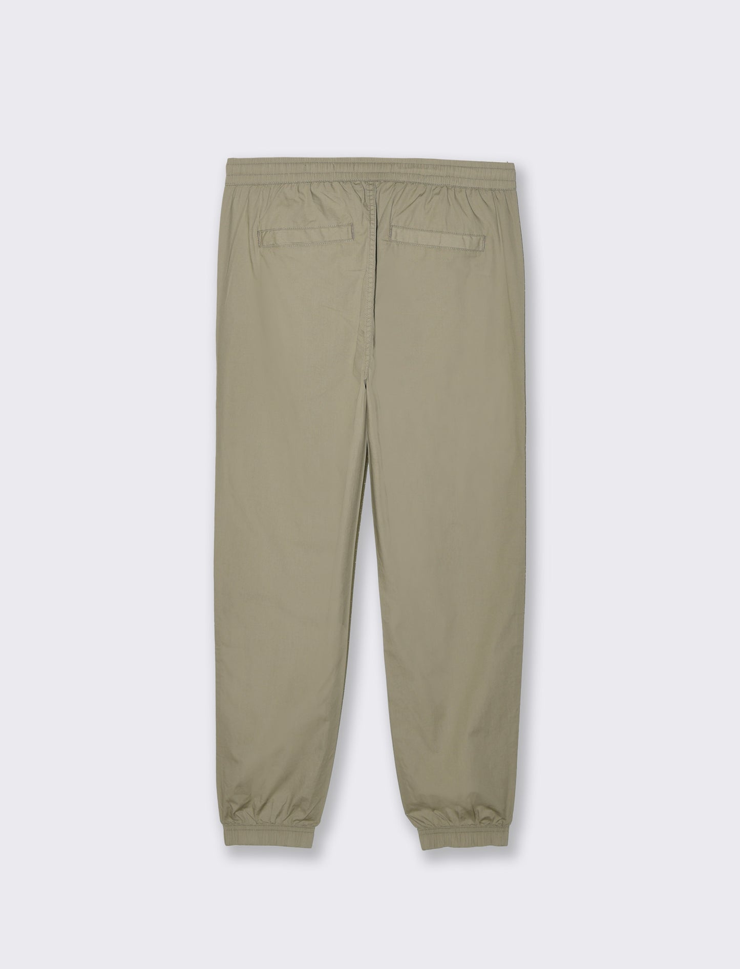 Pantaloni in cotone con vita jogger da uomo - Verde salvia