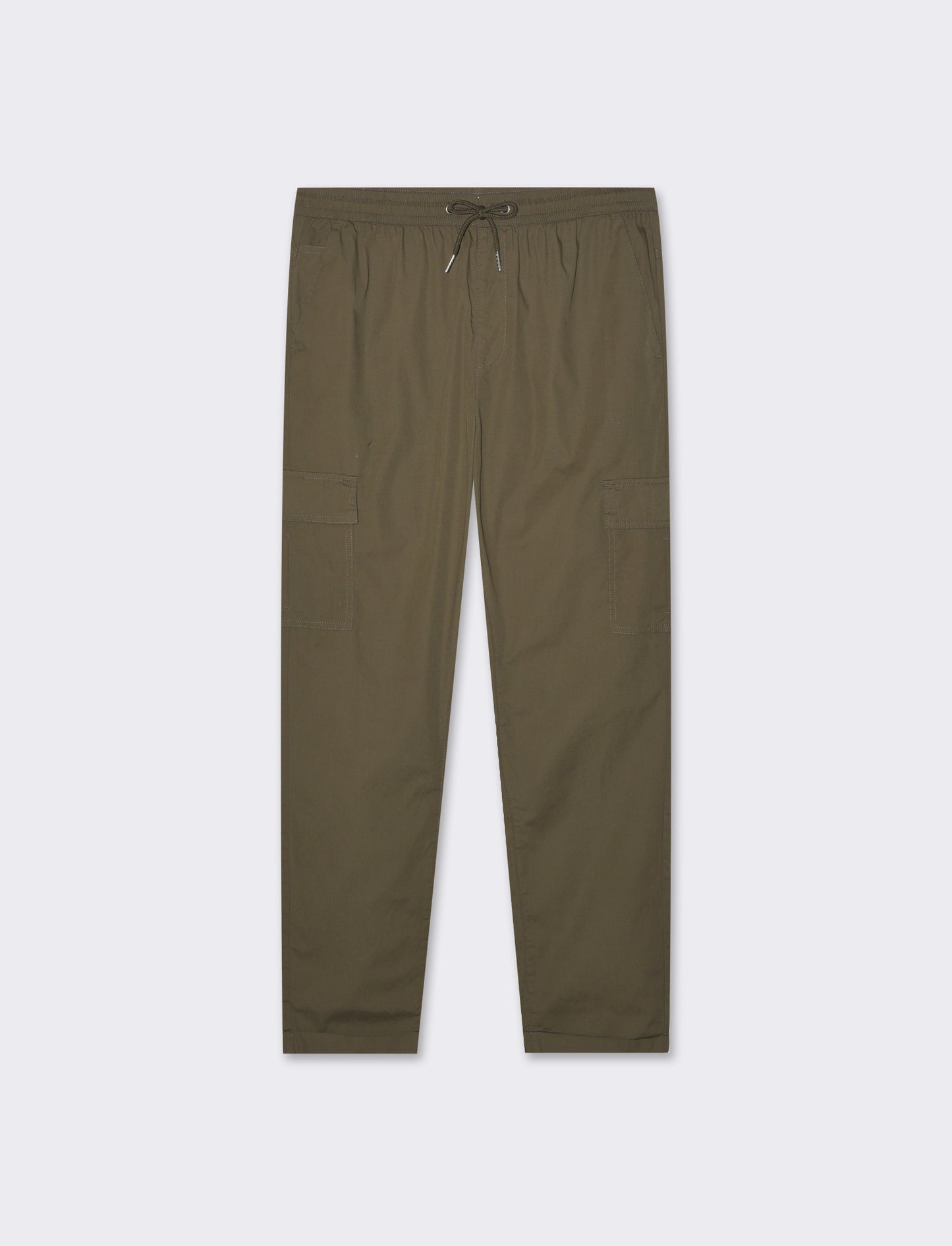 Pantaloni cargo jogger in cotone da uomo - Verde kaki