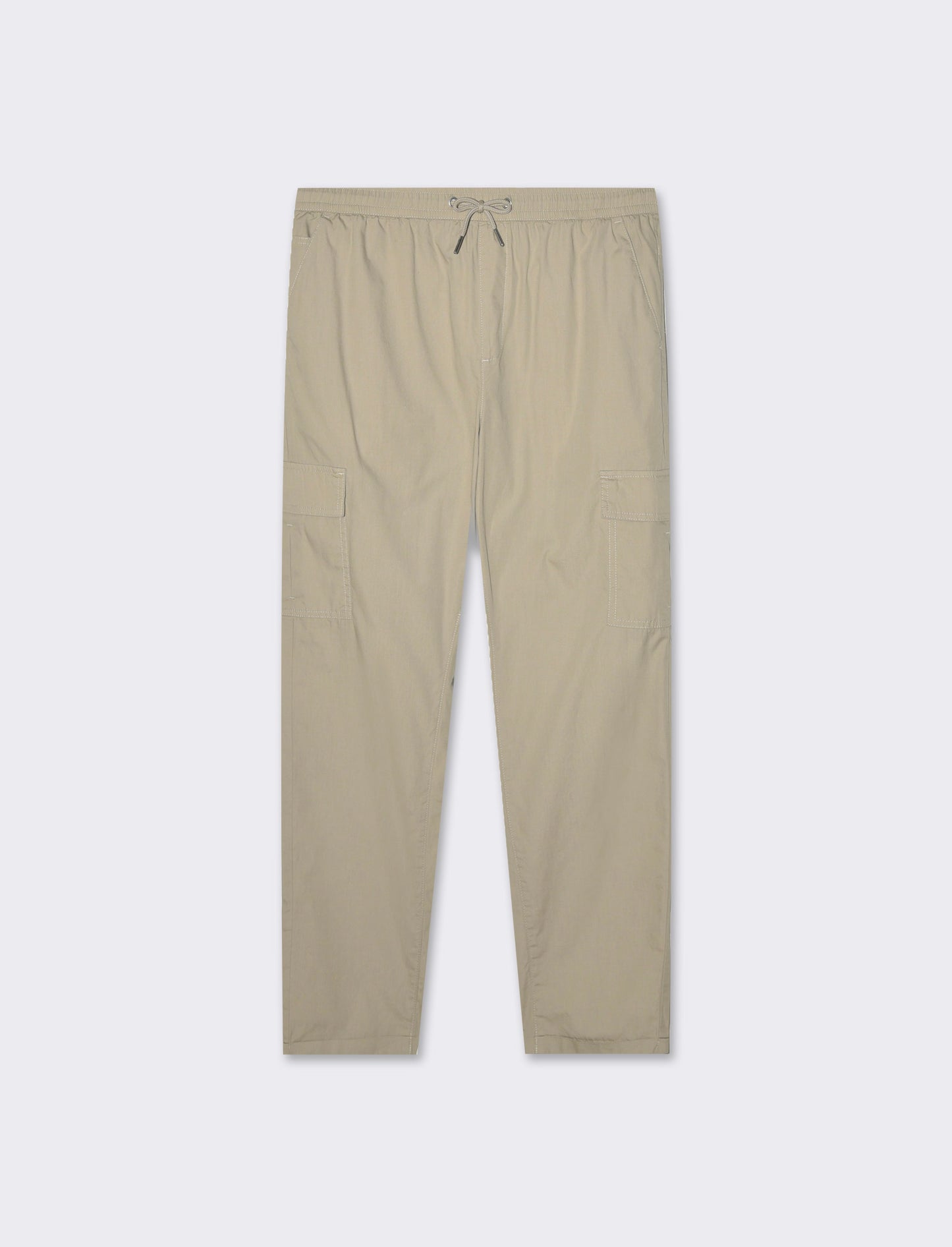 Pantaloni cargo jogger in cotone da uomo - Beige