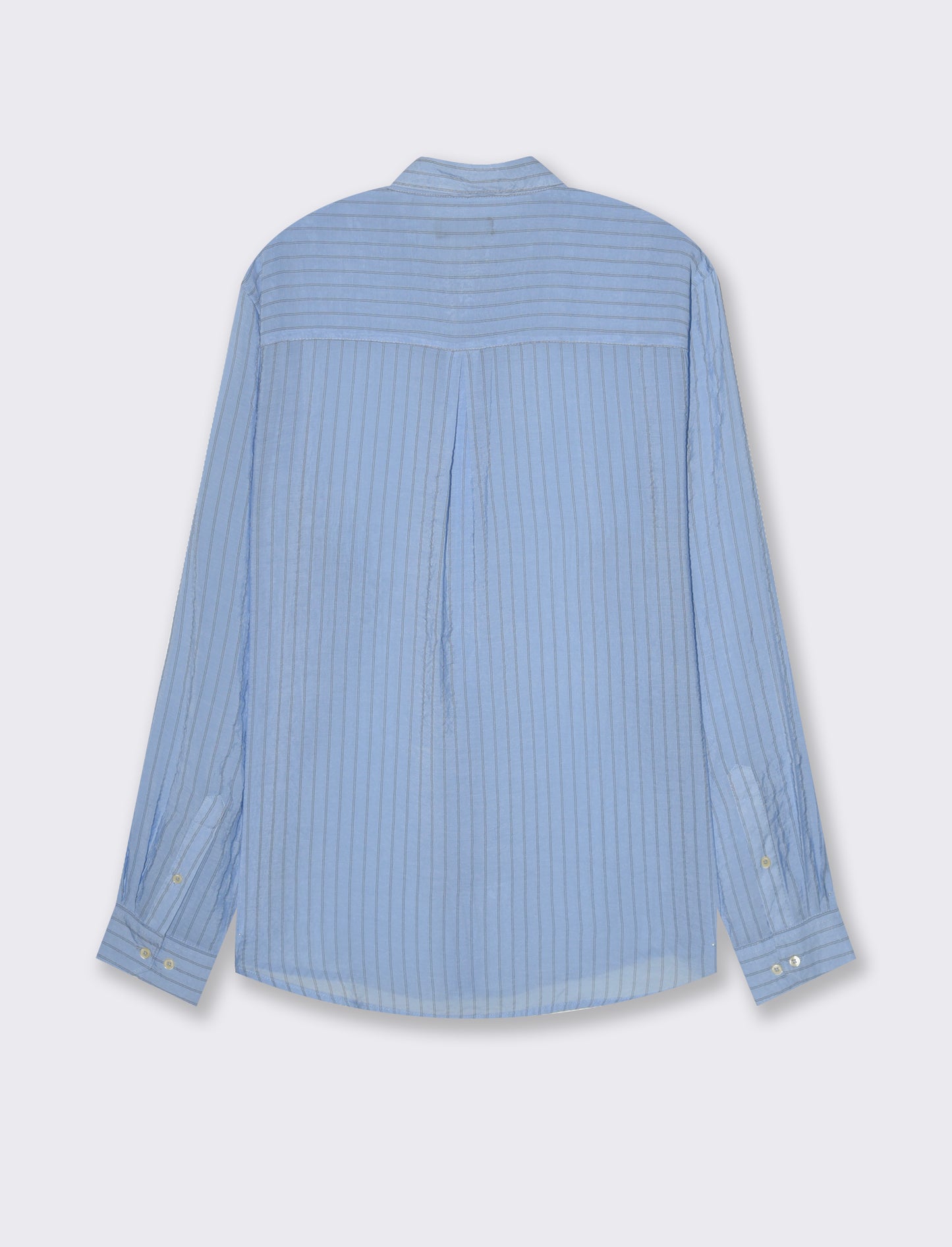 Camicia a righe premium quality da uomo - Celeste