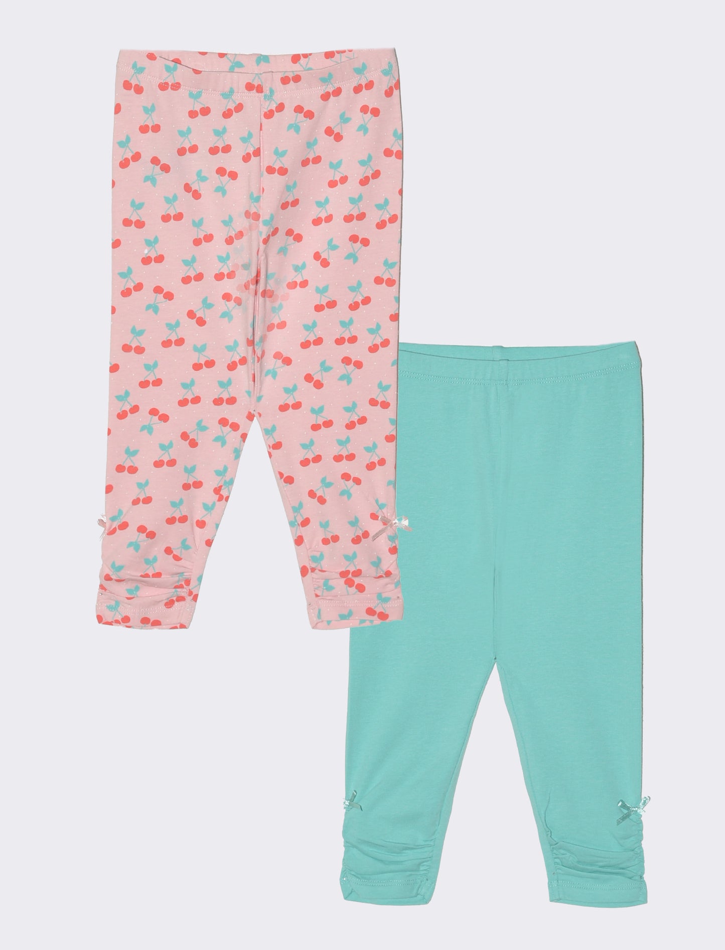 Leggings BIPACK da neonata - Verde acqua