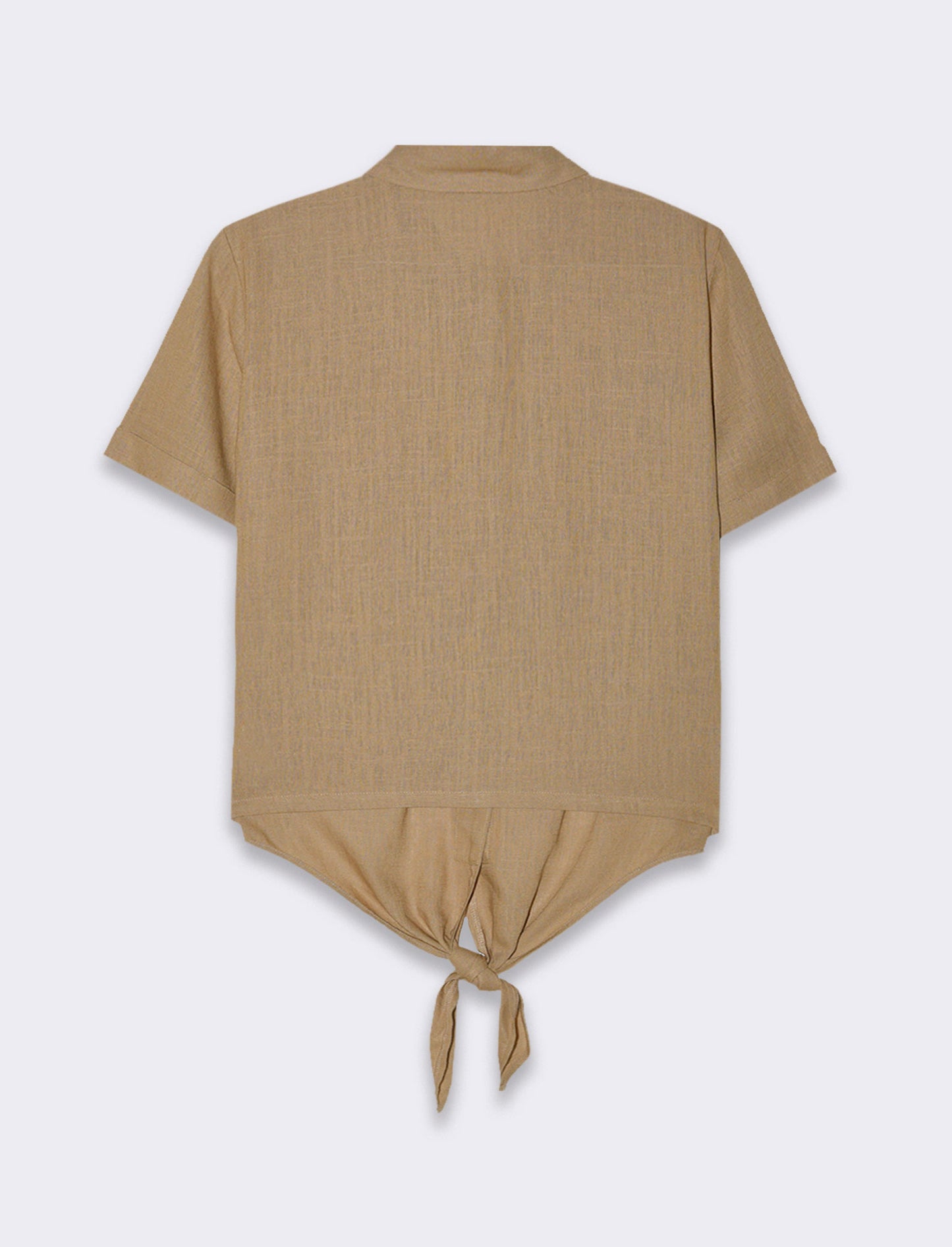 Woman's short sleeve shirt - Beige