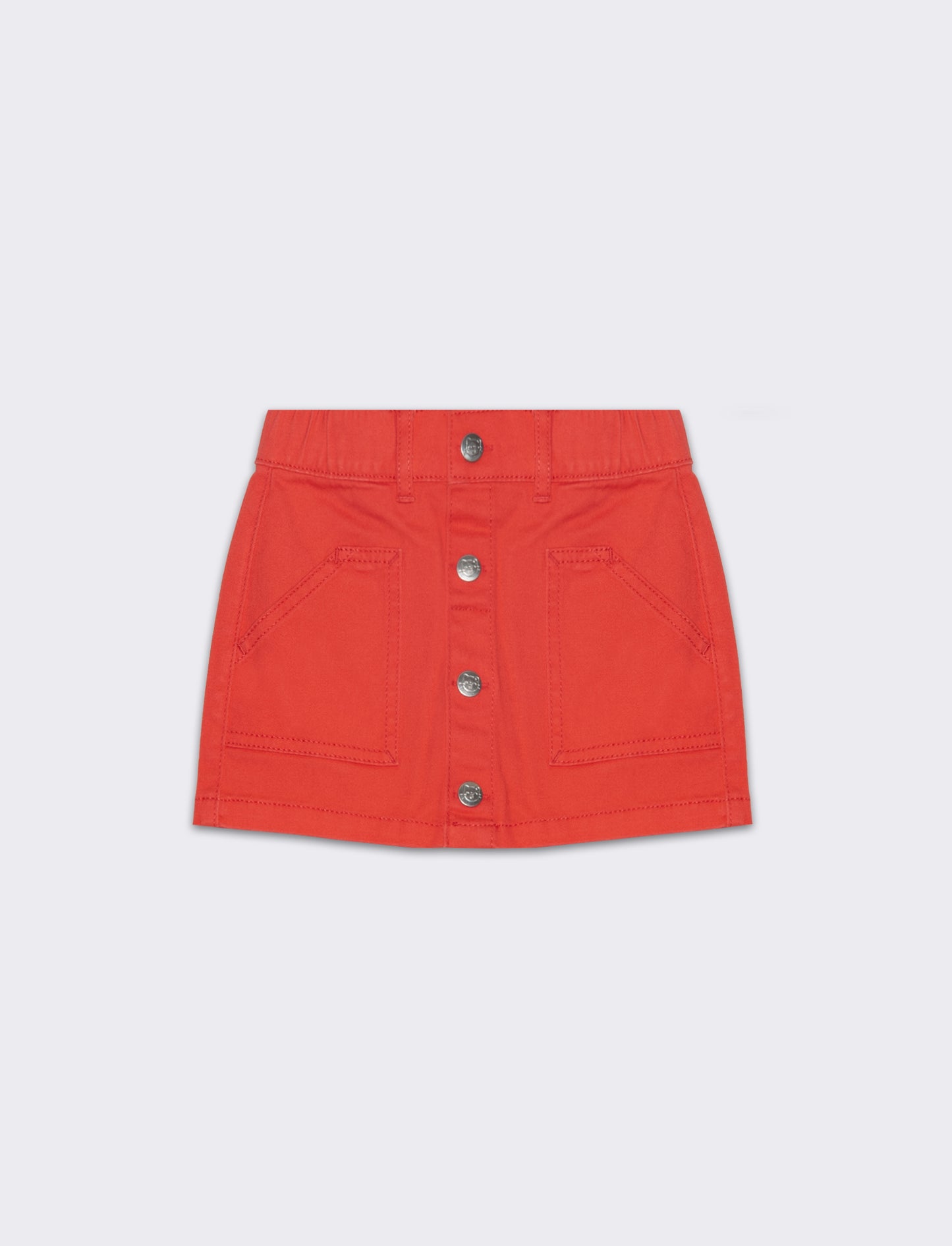 Monigonna in twill da neonata - Corallo
