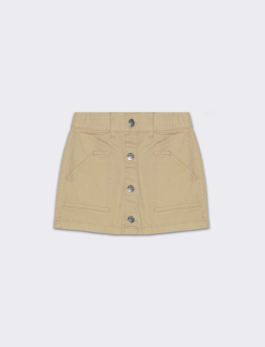 Monigonna in twill da neonata - Beige
