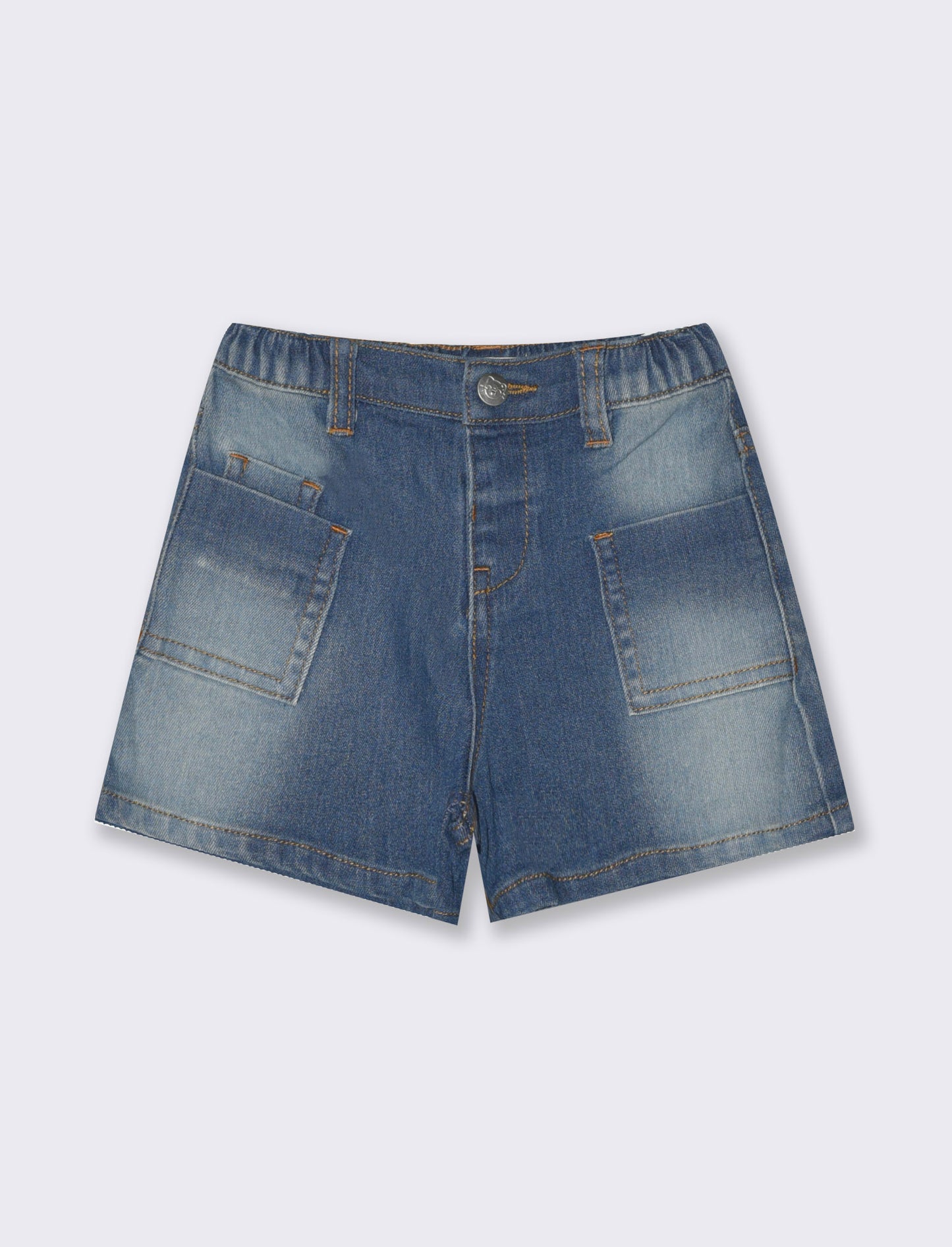 Shorts in denim da neonata - Denim