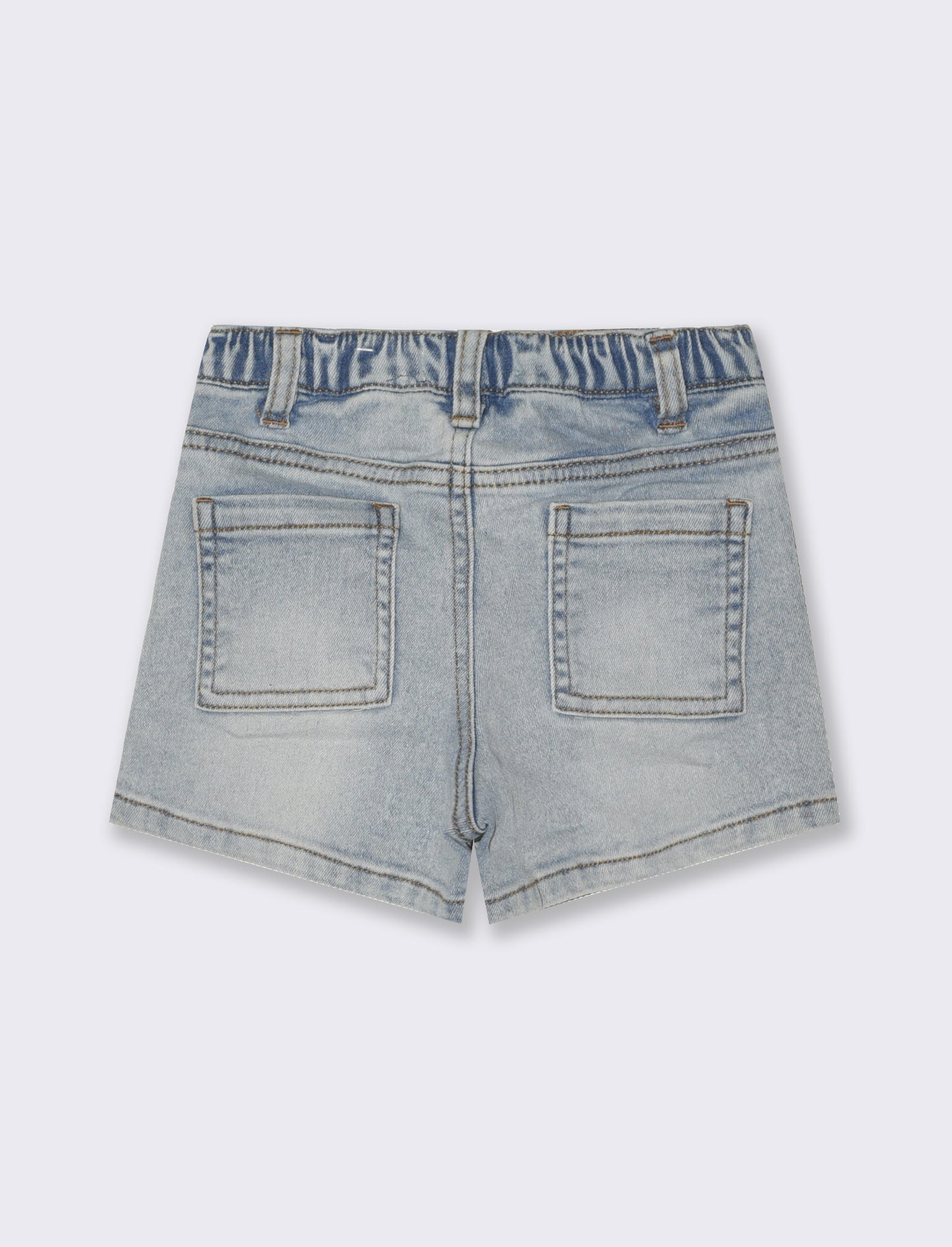 Shorts in denim da neonata - Denim chiaro