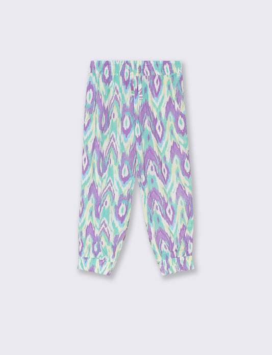 Pantaloni in viscosa da neonata - Fantasia