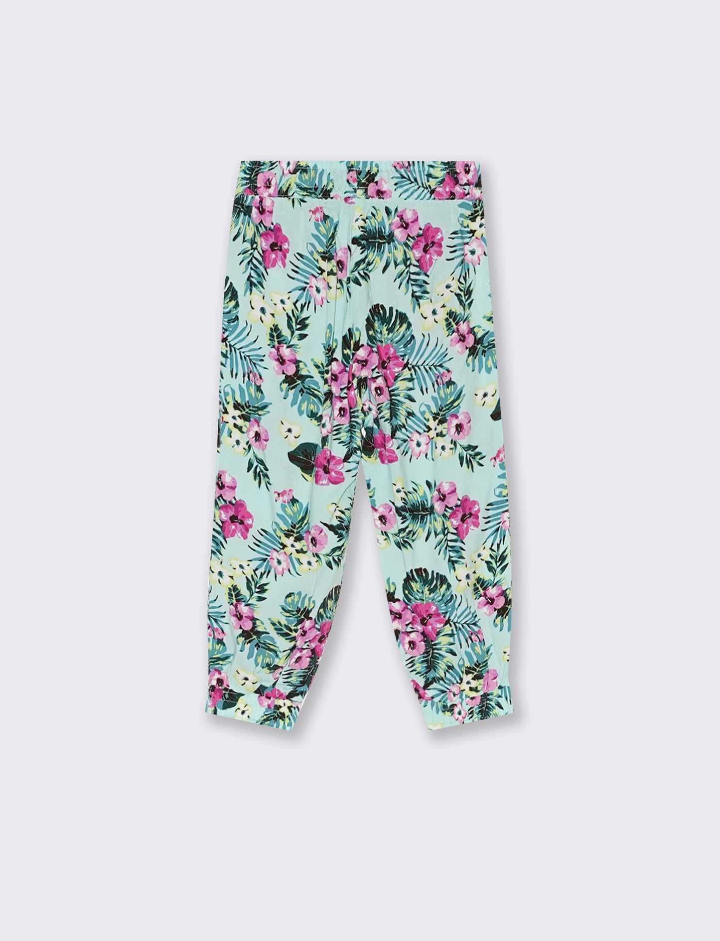 Pantaloni in viscosa da neonata - Verde acqua