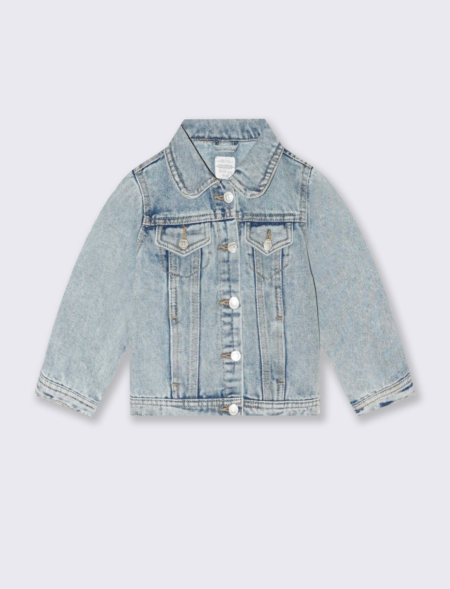Giubbotto in denim da neonata - Denim chiaro