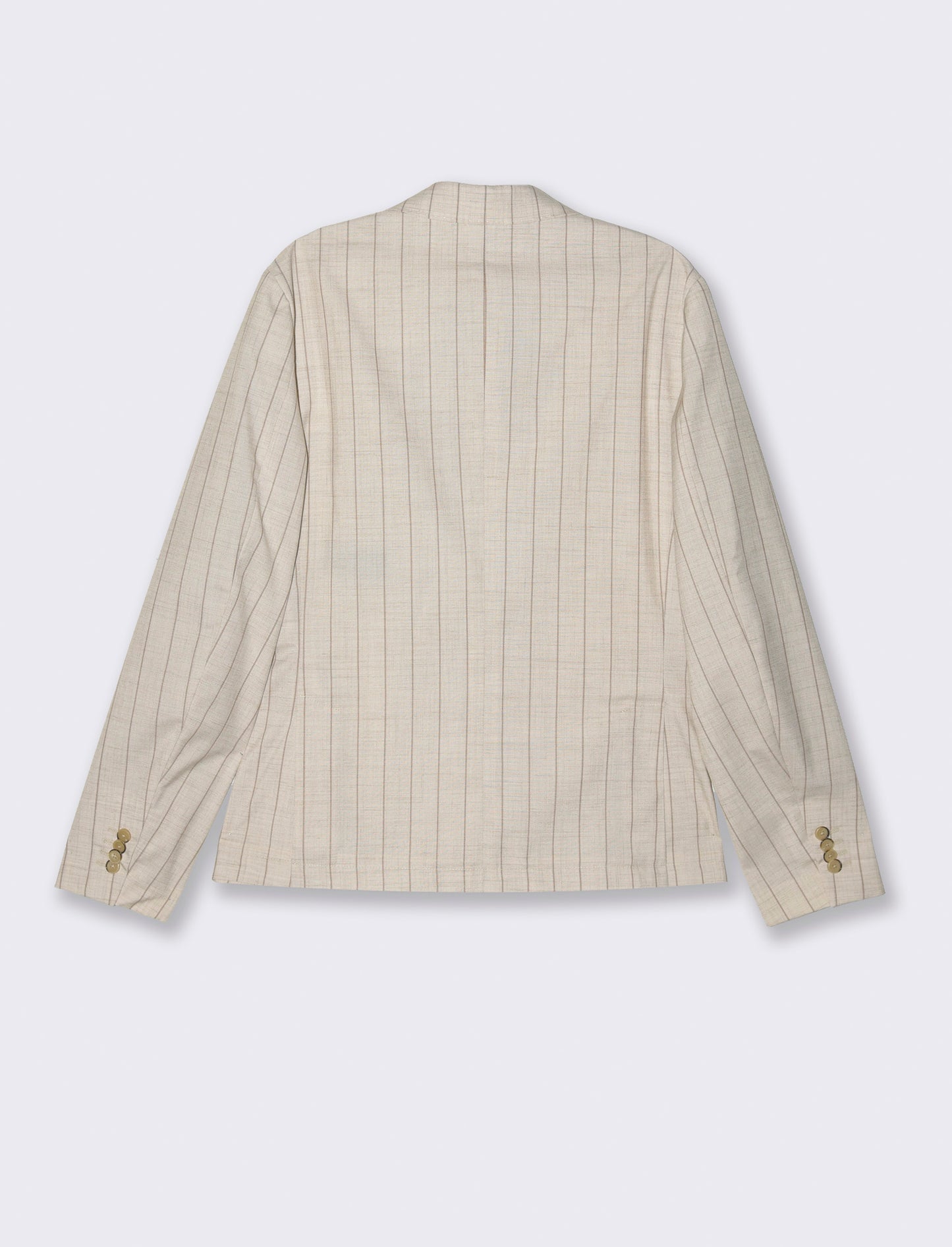 Man's double breasted pinstripe blazer - Beige