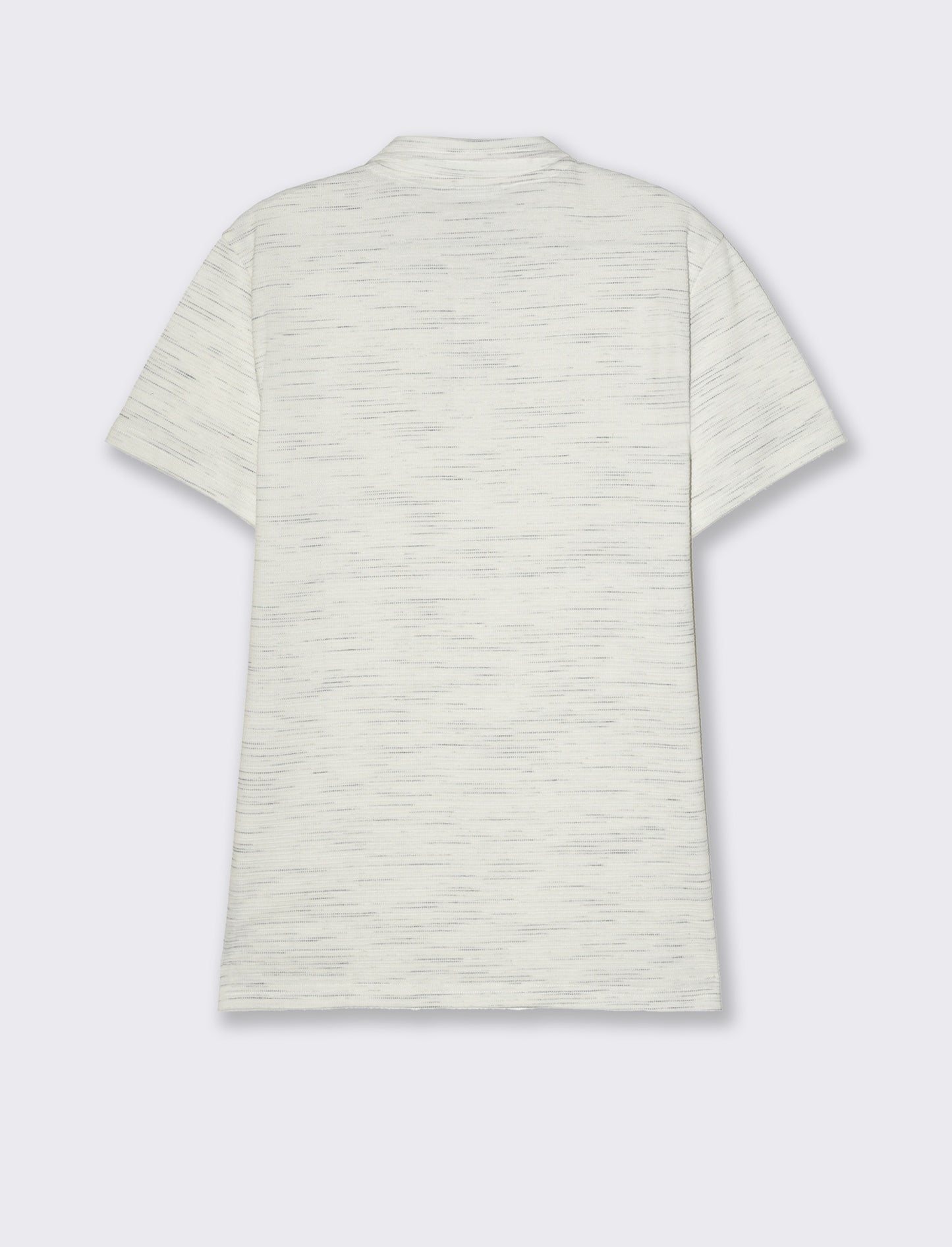 Polo struttura slub injected da uomo - Bianco