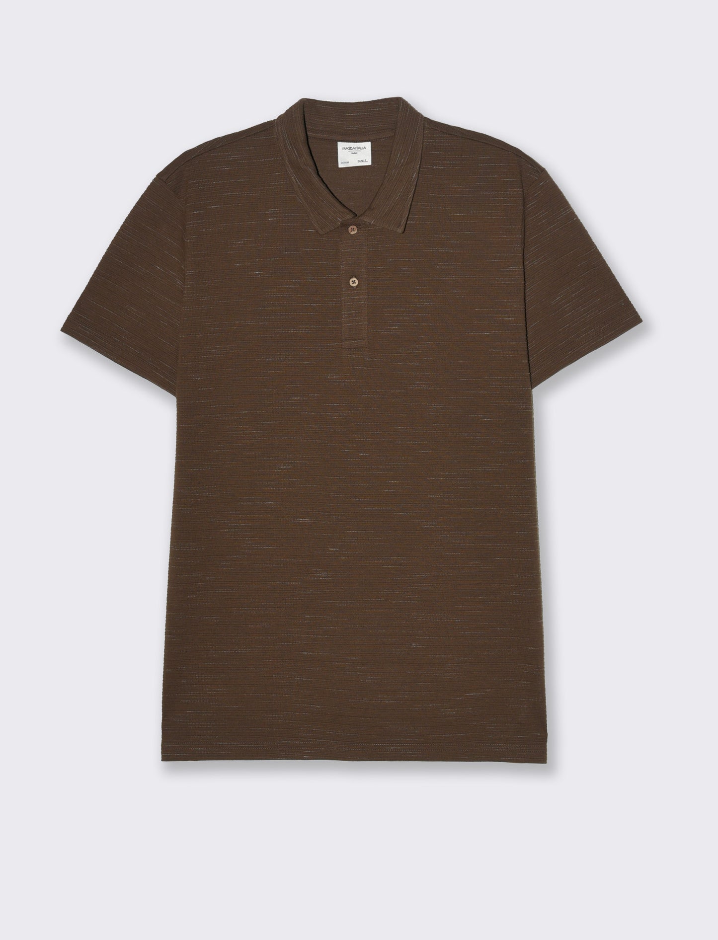 Polo struttura slub injected da uomo - Moro