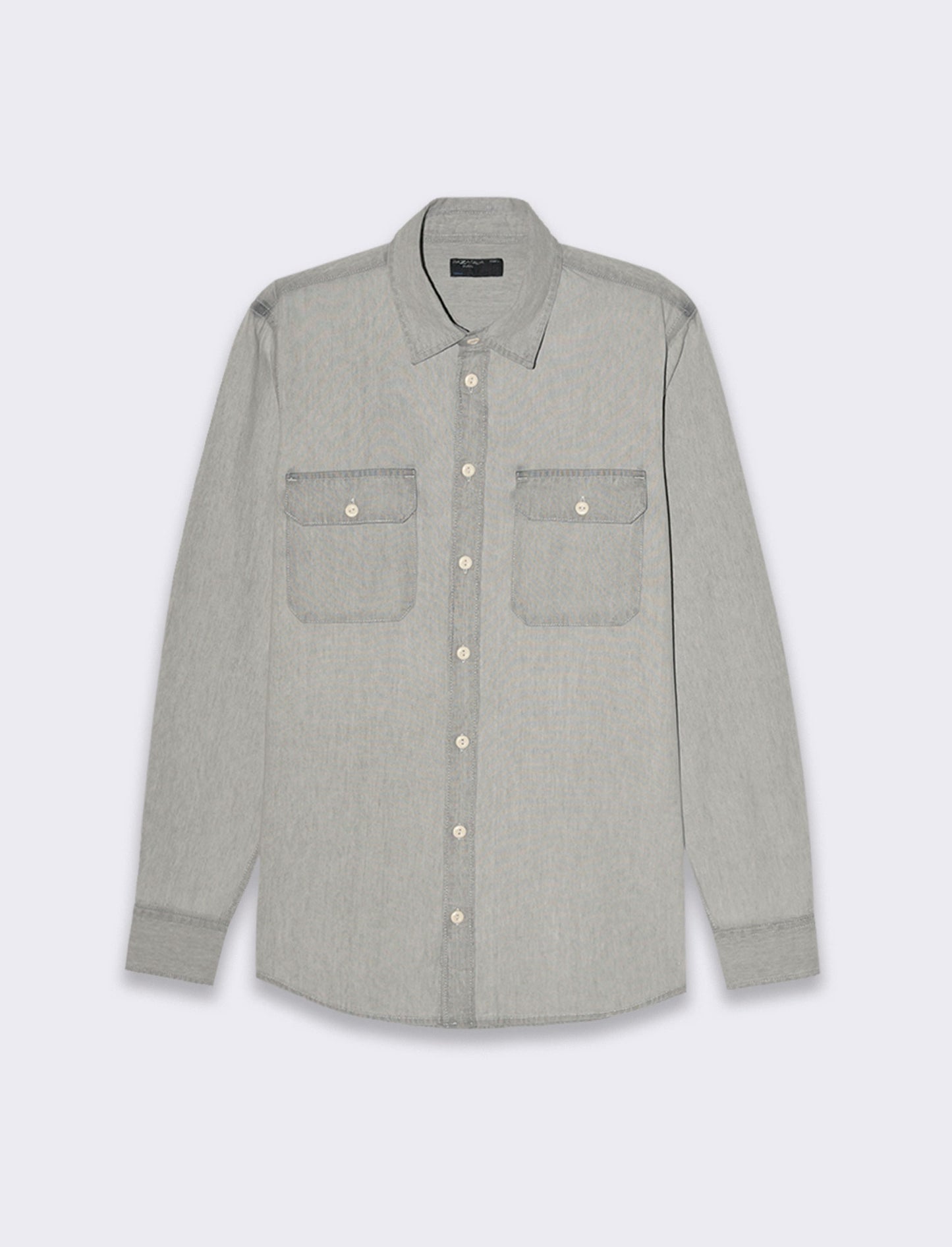 Camicia in denim da uomo - Grigio