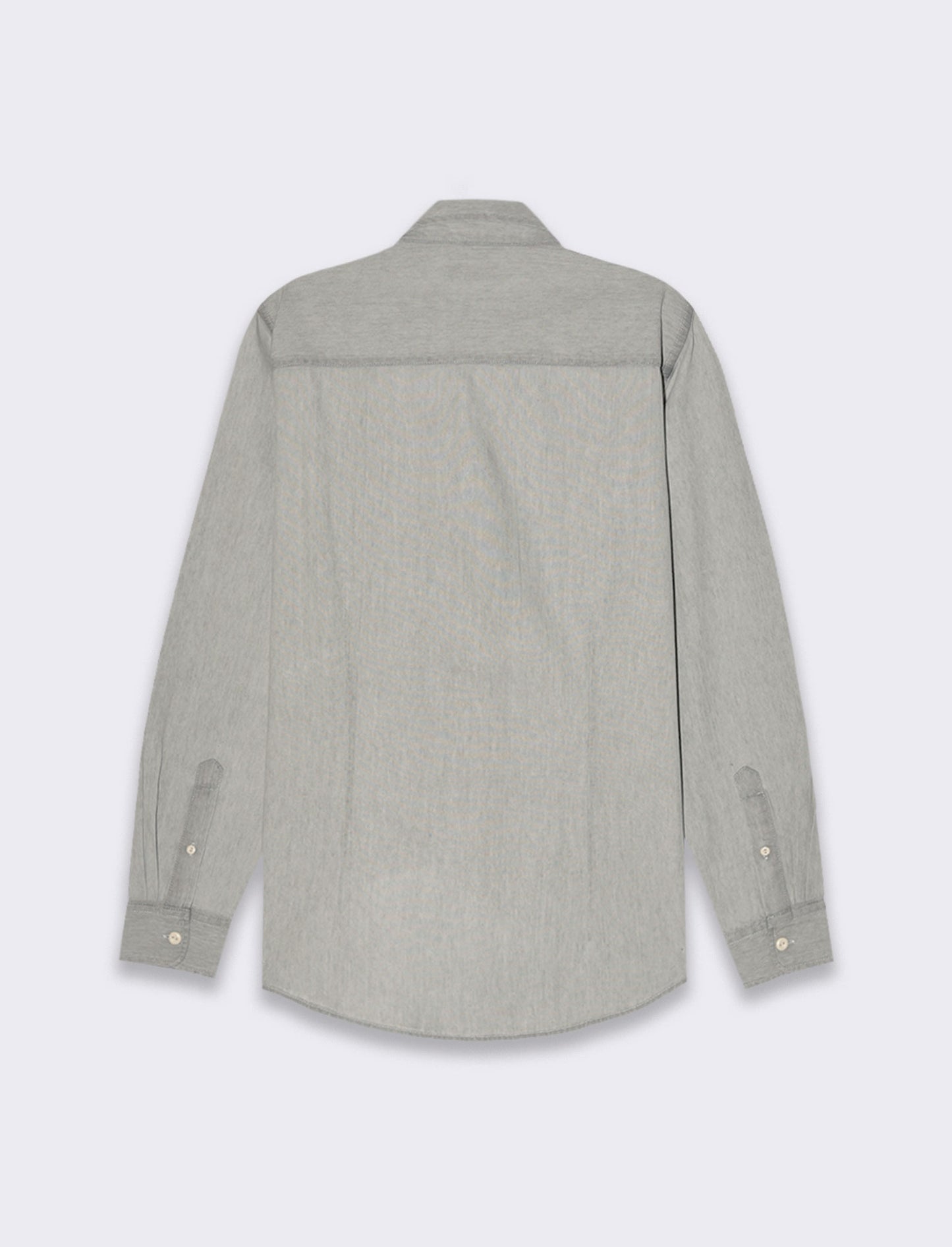 Camicia in denim da uomo - Grigio