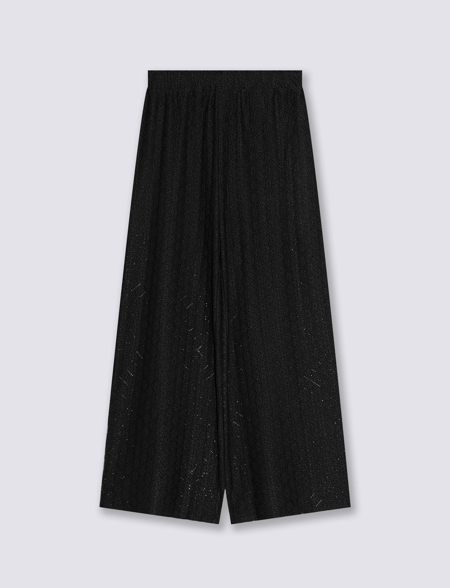 Pantalone in pizzo da donna - Nero