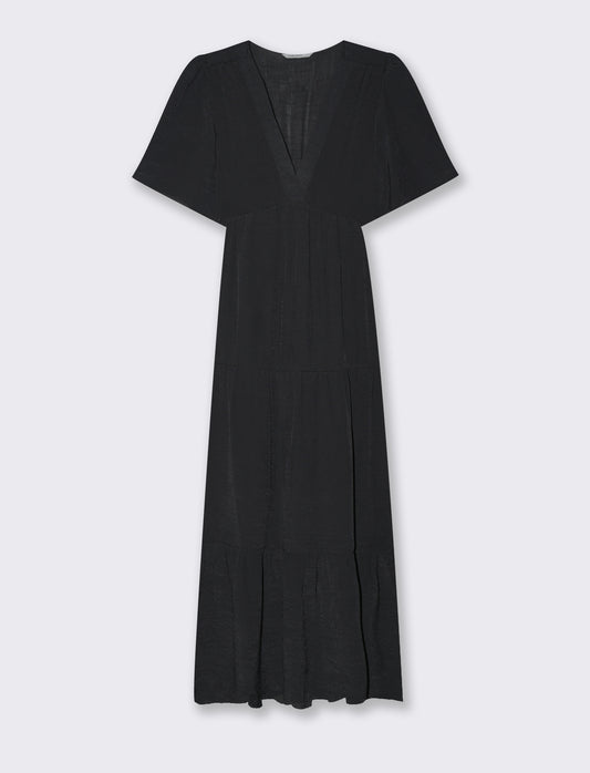 Vestito lungo da donna - Nero