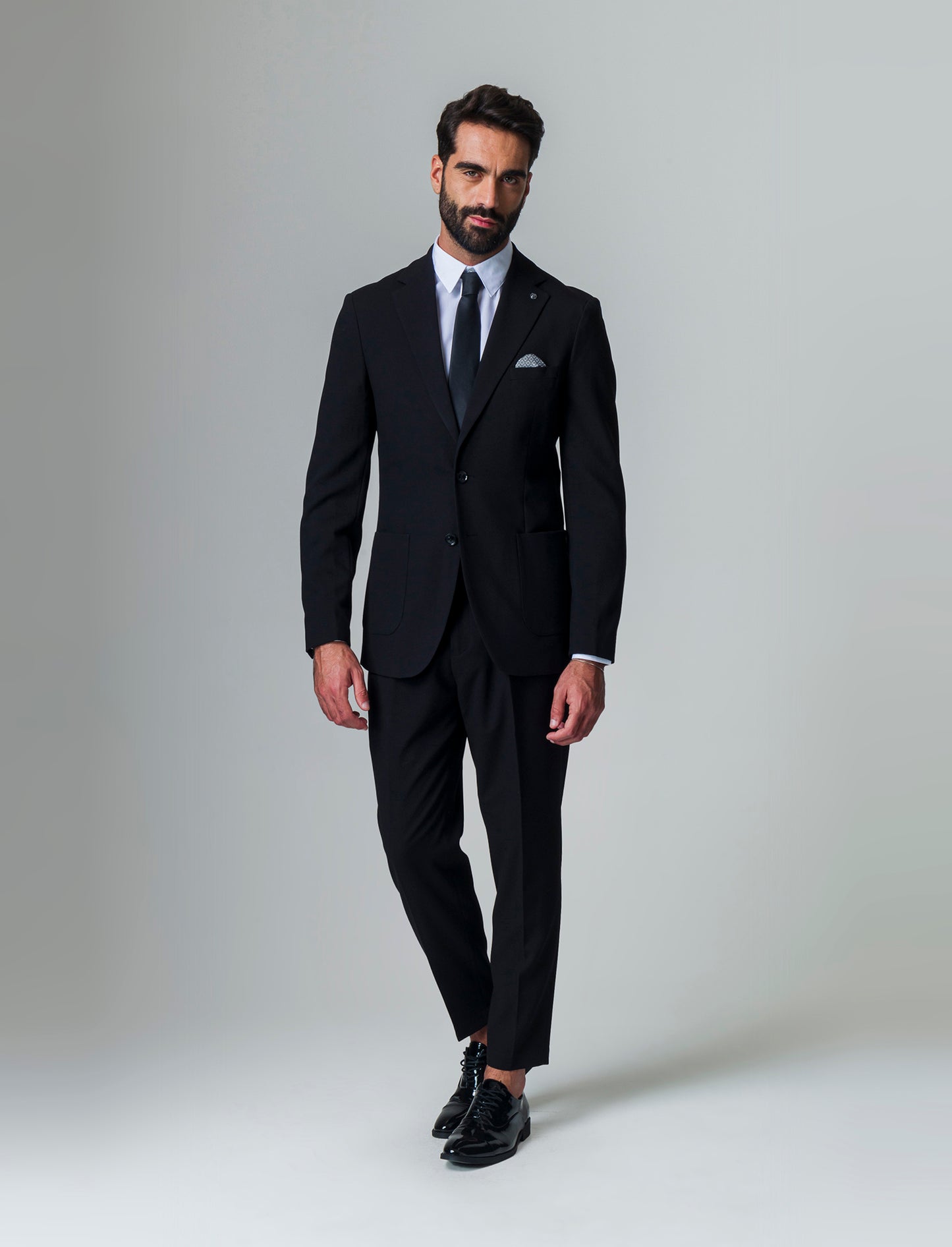 Man's micro waffle structure blazer - Blue