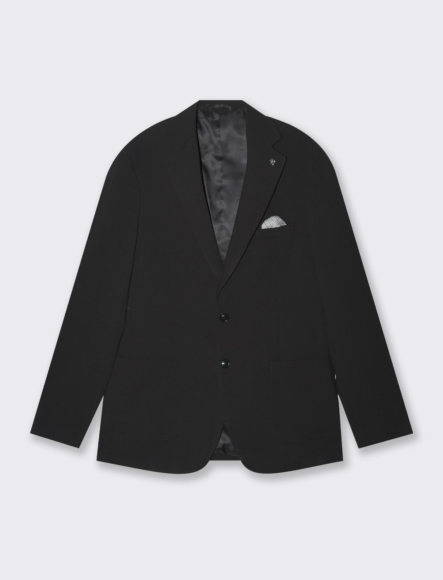 Man's micro waffle structure blazer - Blue