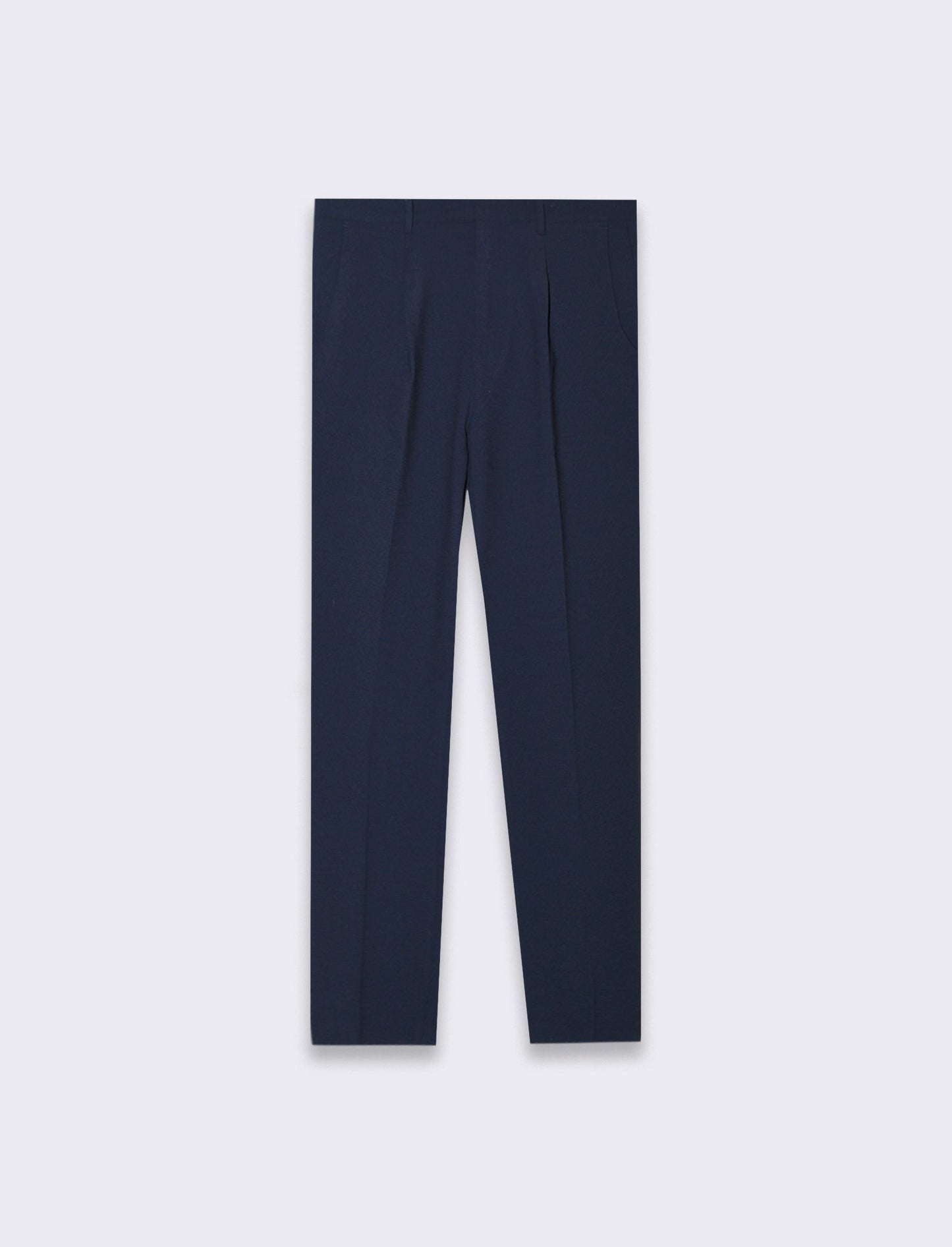 Pantaloni struttura micro waffel da completo da uomo - Blu