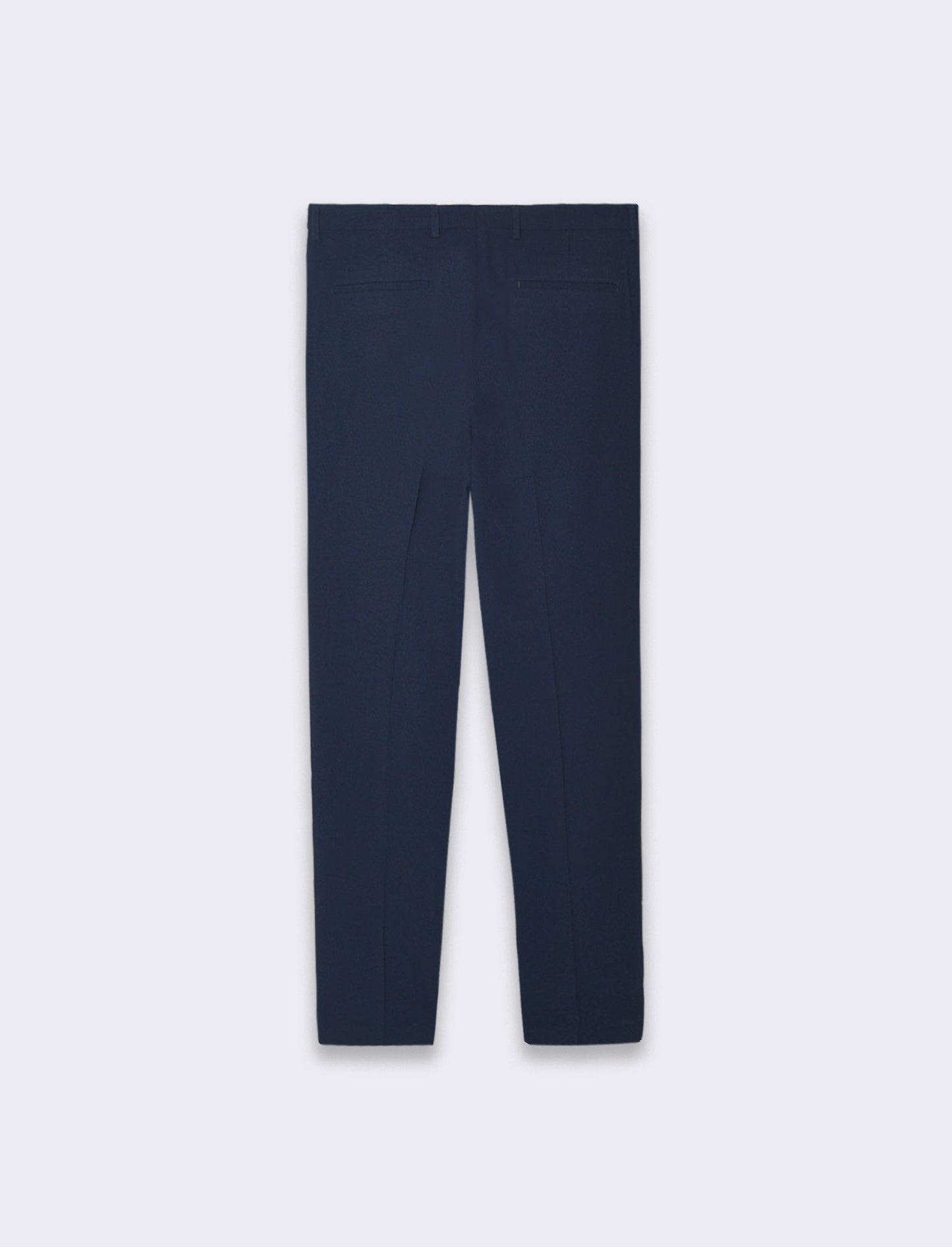 Pantaloni struttura micro waffel da completo da uomo - Blu