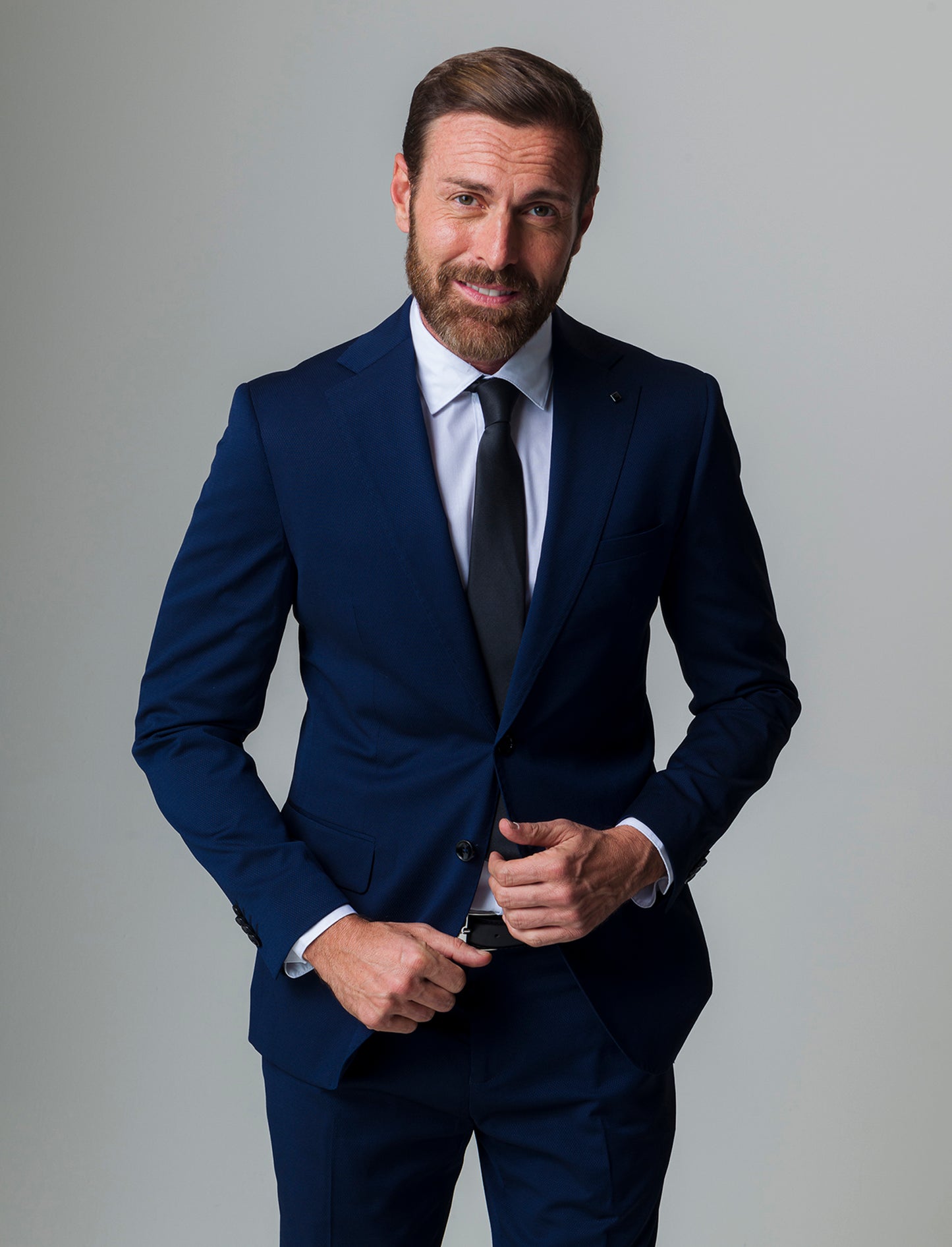 Man's structured blazer for complete outfit - Blue