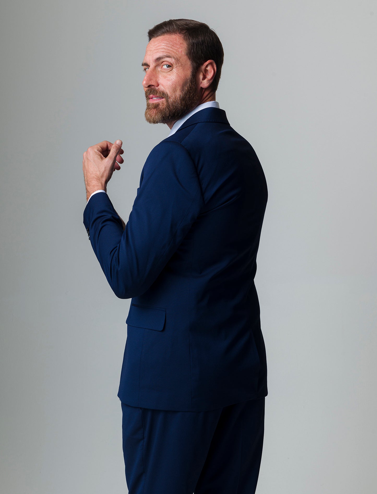 Man's structured blazer for complete outfit - Blue