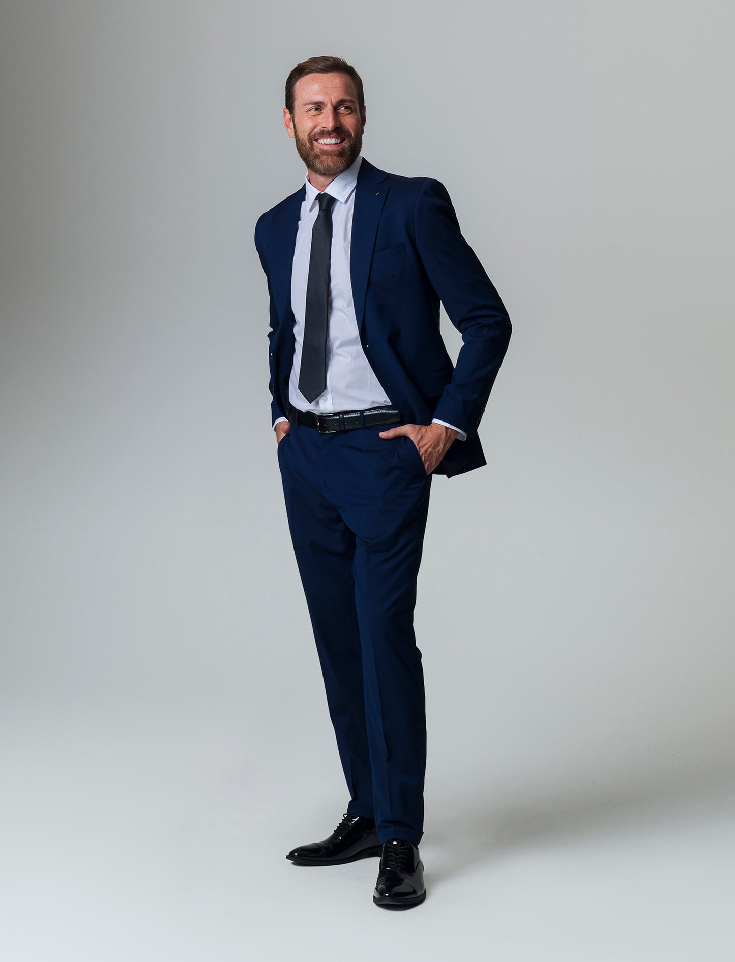 Man's structured blazer for complete outfit - Blue