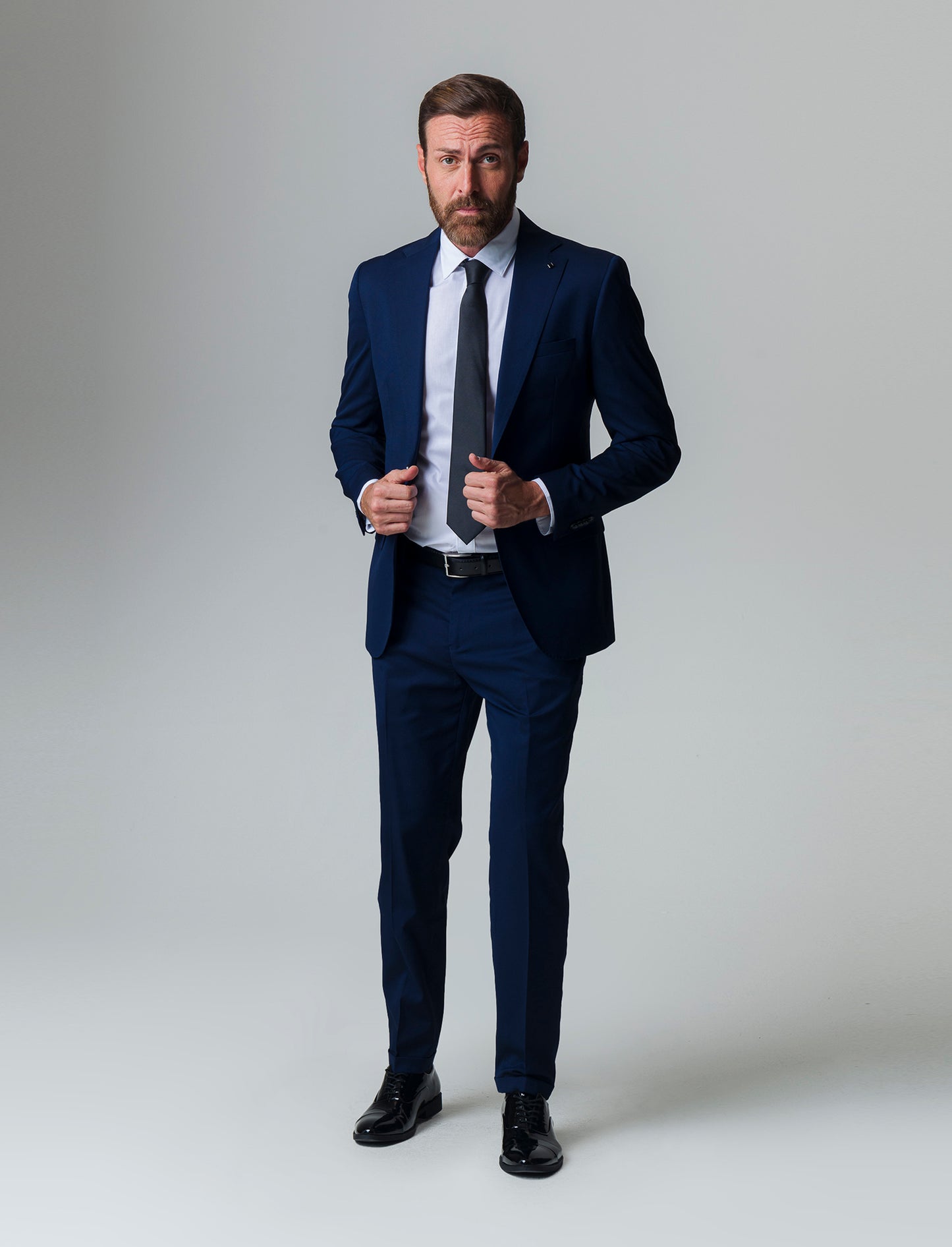 Man's structured work pants complete set - Blue