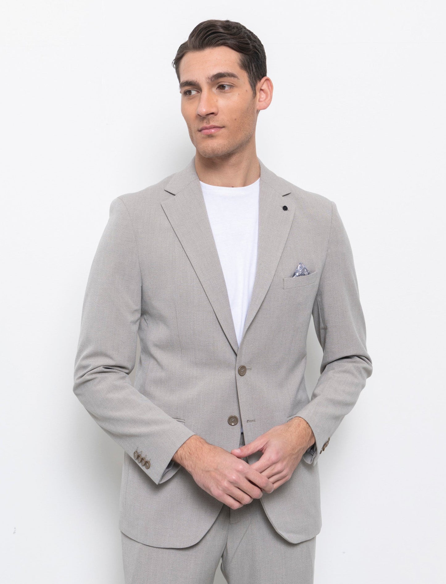 Man's fil-a-fil suit blazer - Grey