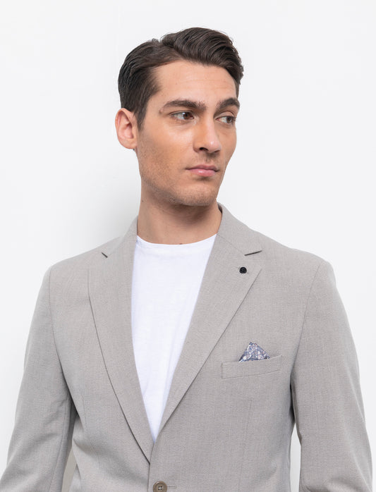 Man's fil-a-fil suit blazer - Grey