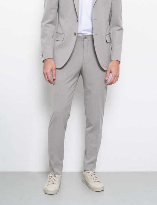 Man's fil a fil suit trousers - Grey