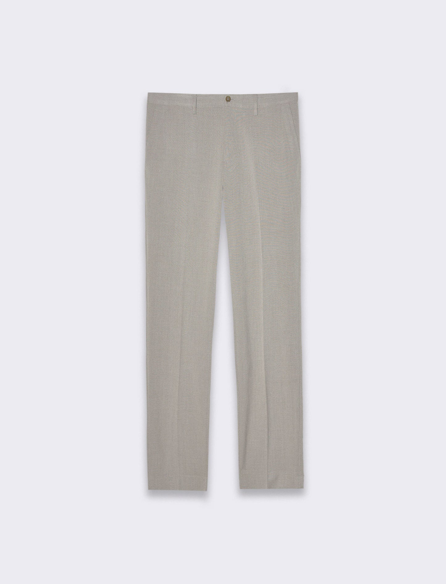 Pantaloni da completo effetto fil a fil da uomo - Grigio tortora