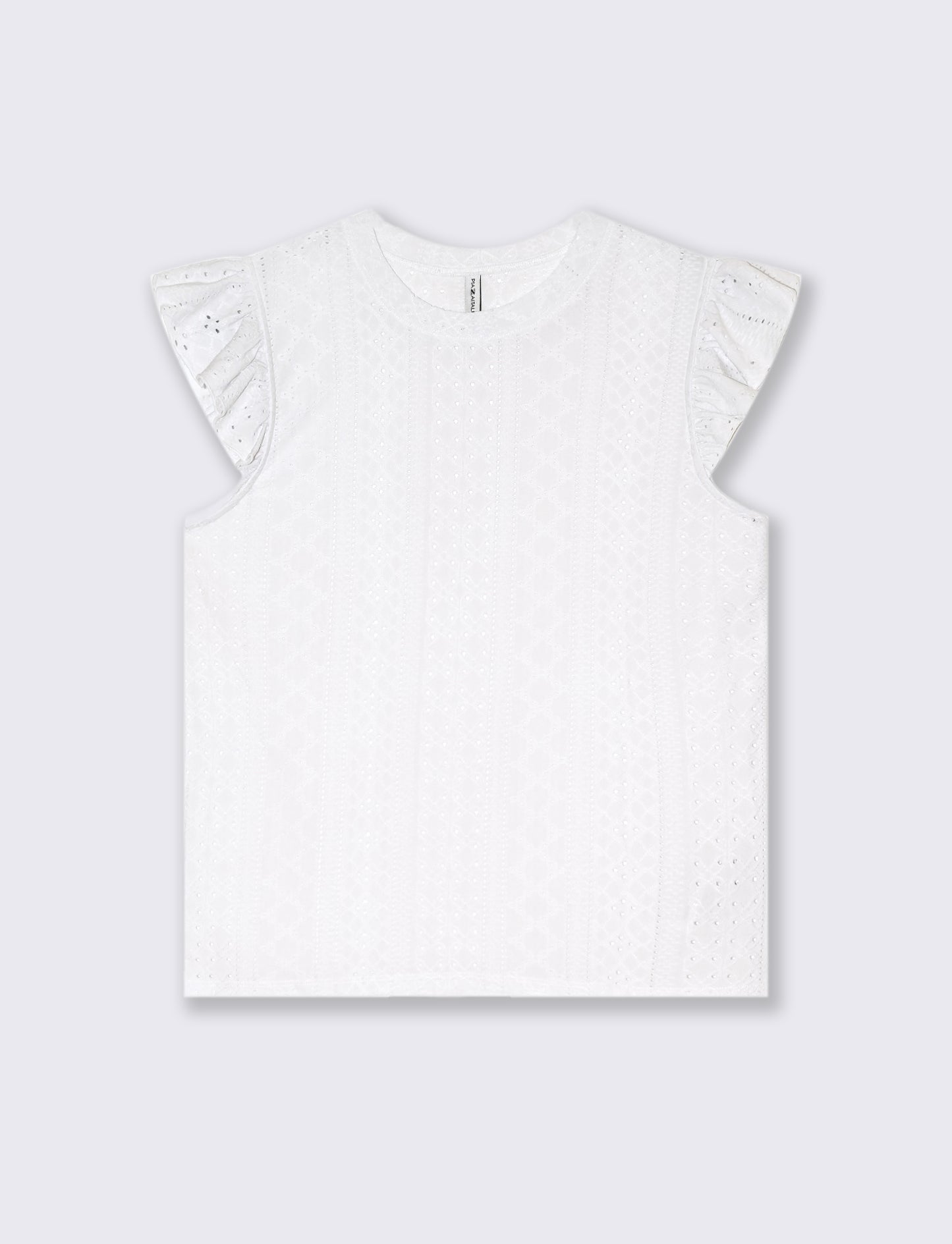 Top in pizzo da donna - Bianco