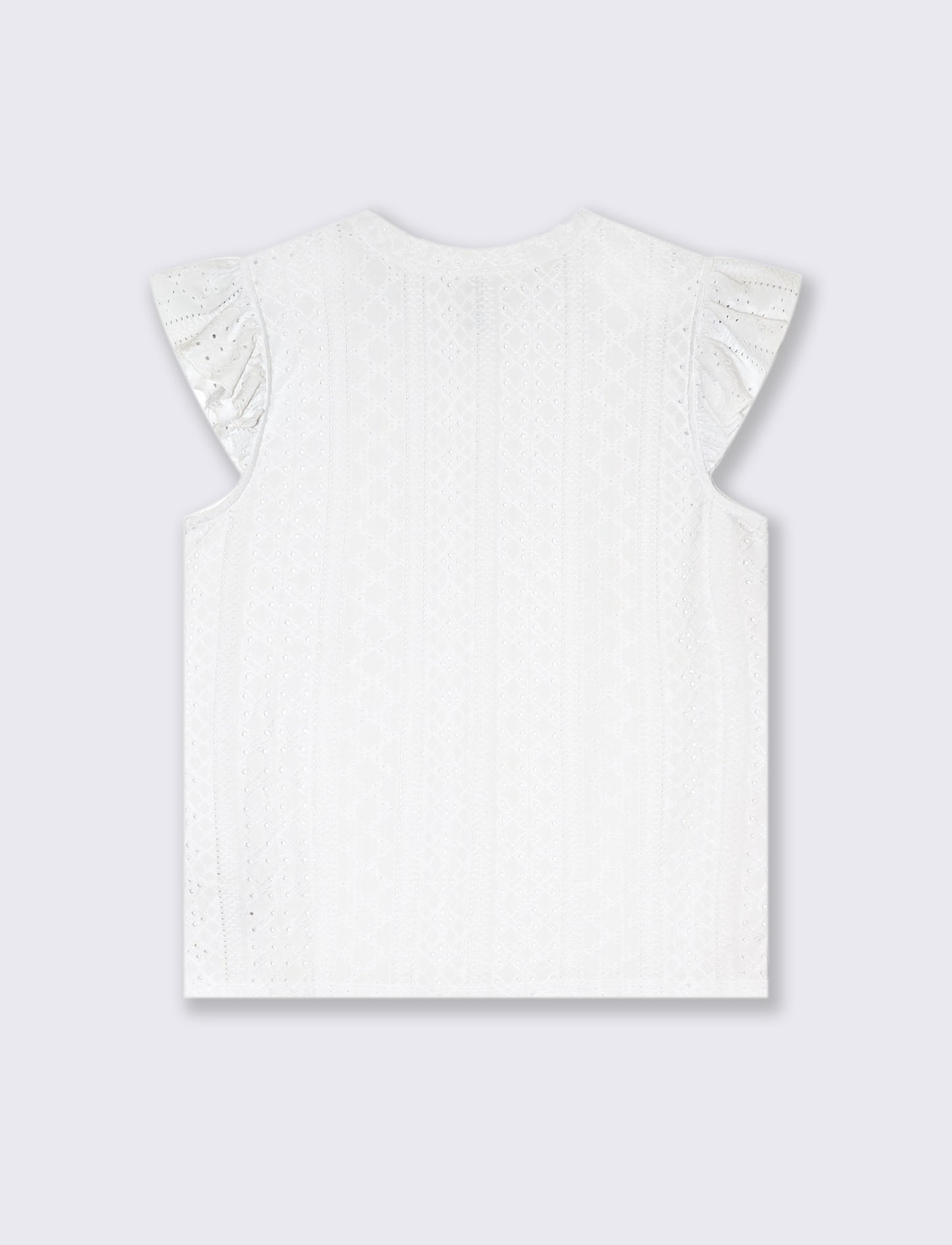 Top in pizzo da donna - Bianco