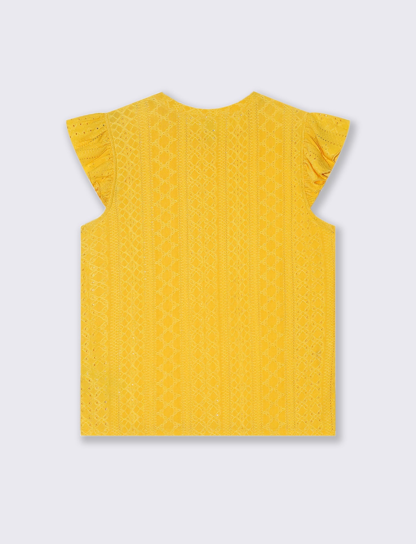 Top in pizzo da donna - Giallo limone
