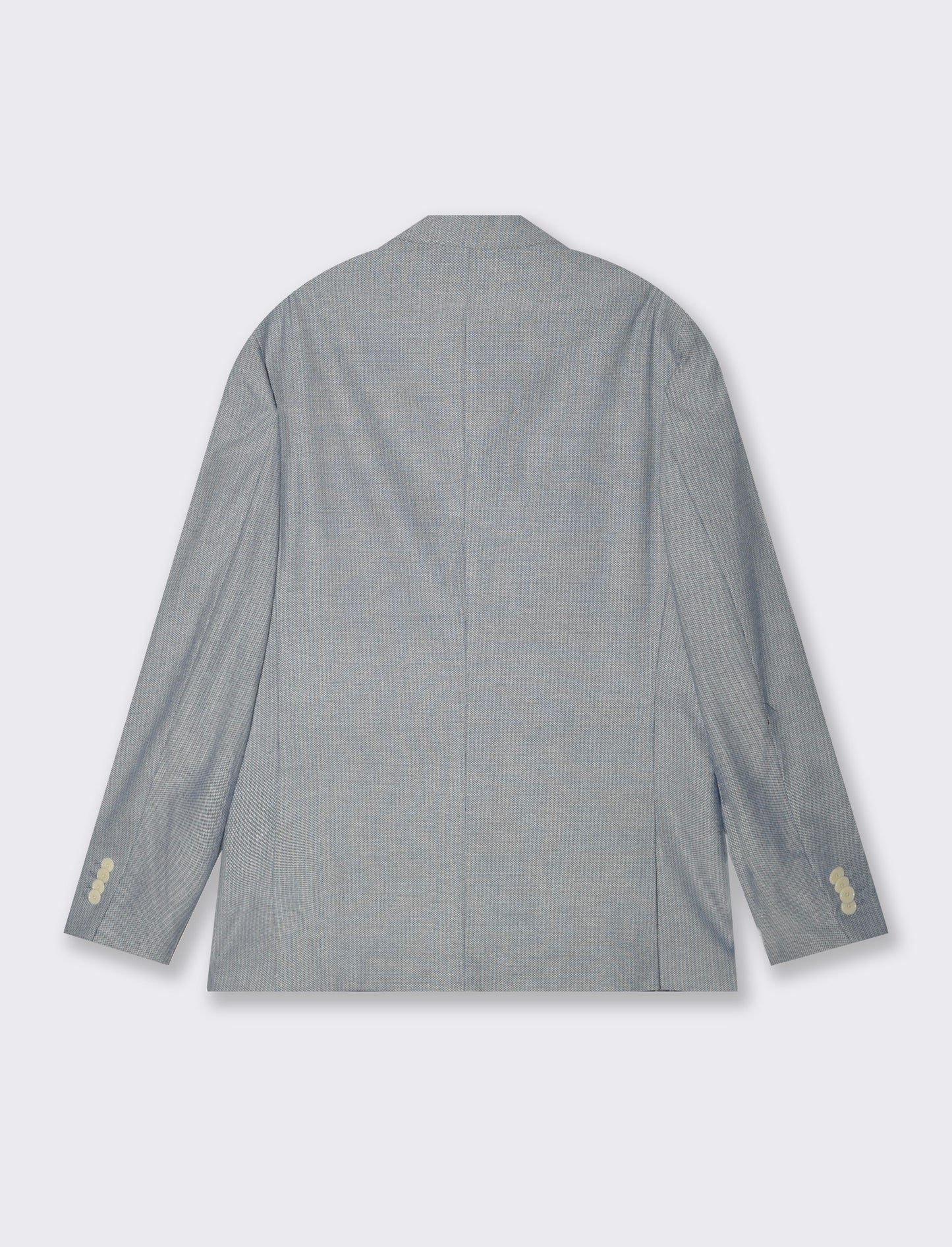 Man's structured fabric suit blazer - Blue