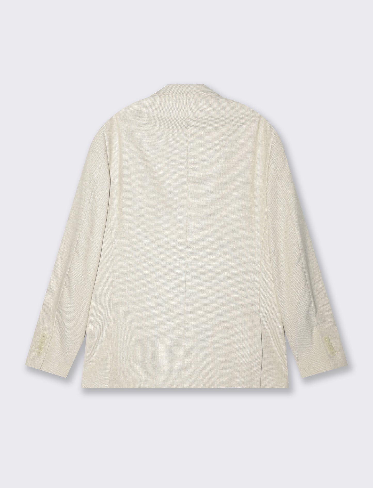 Man's structured fabric suit blazer - Beige