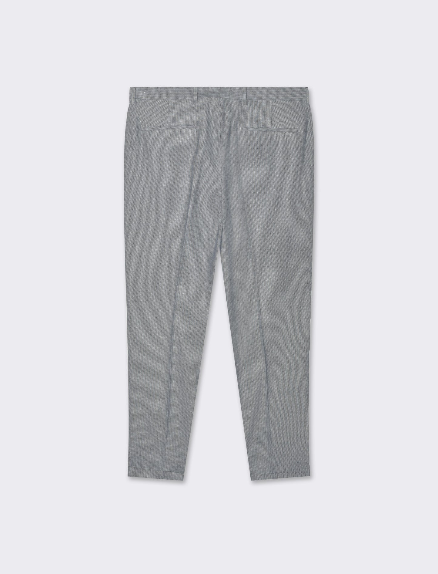 Pantaloni da completo tessuto strutturato da uomo - Bluette