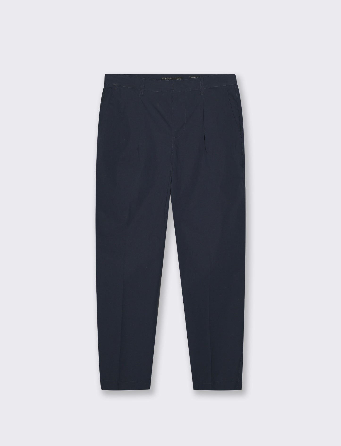Pantaloni da completo tessuto effetto lino da uomo - Grigio