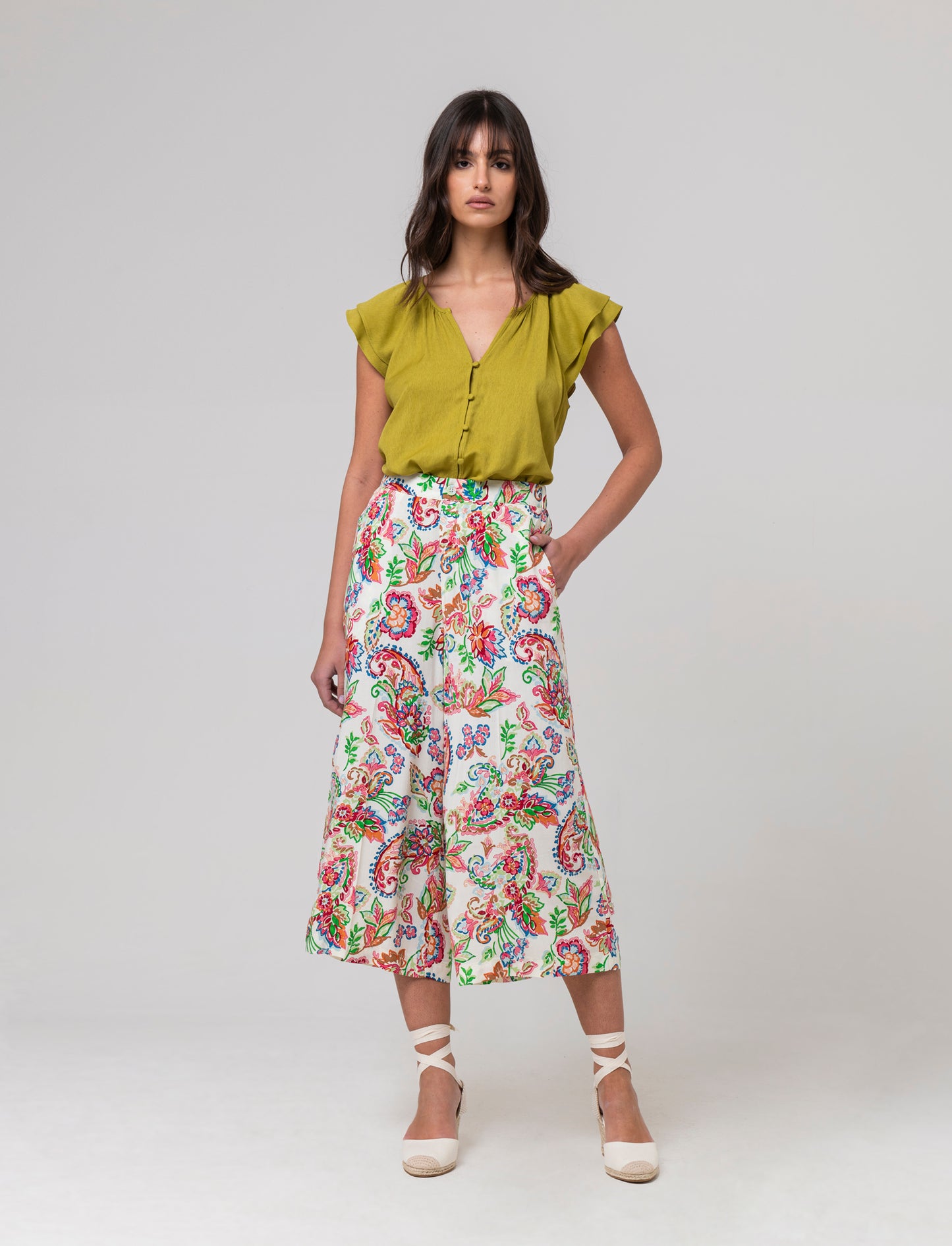Pantalone stampato da donna - var 1