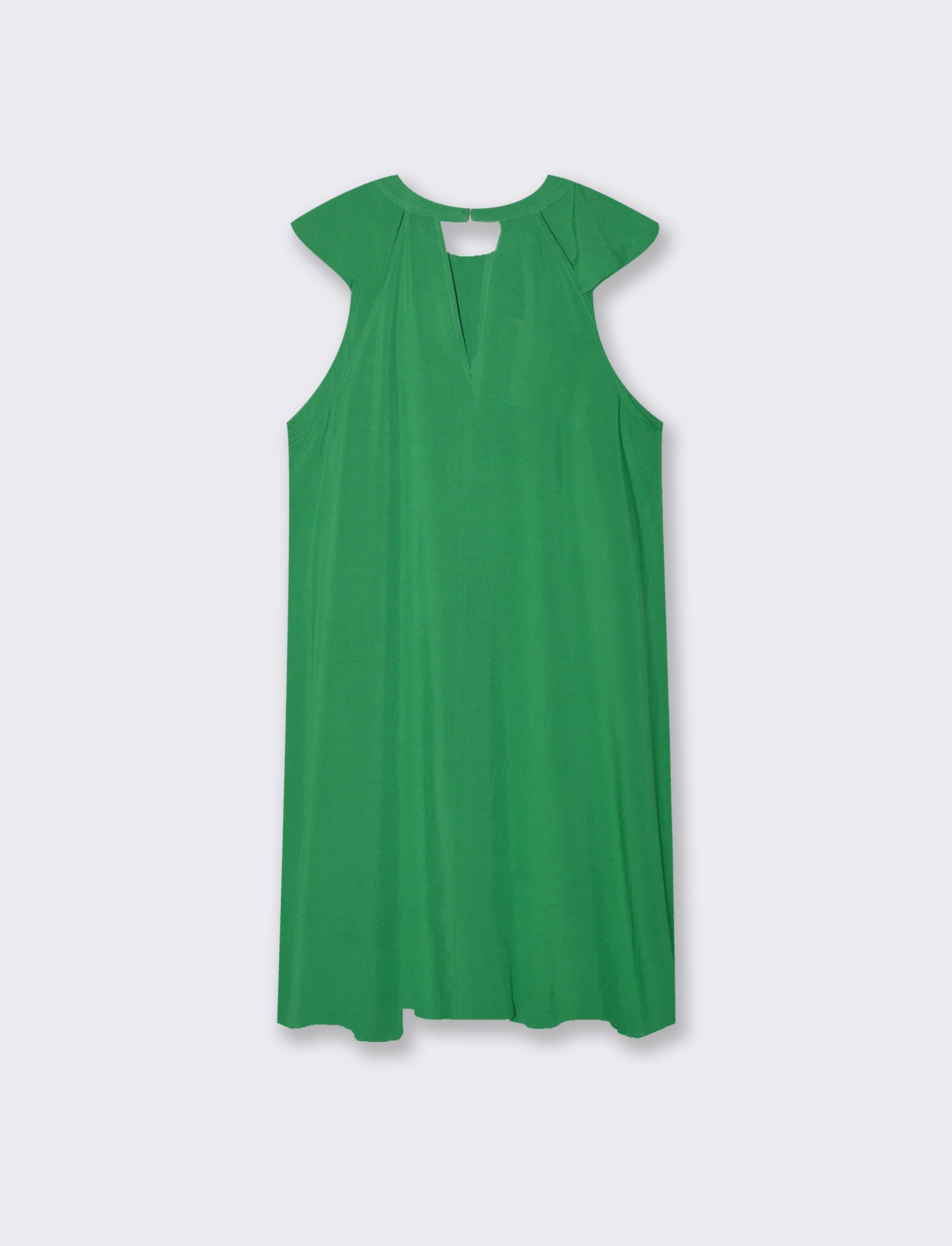 Vestito giro manica da donna - Verde prato