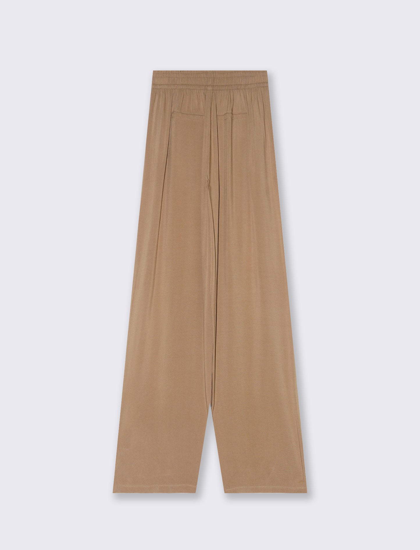 Pantalone con fusciacca in vita da donna - Caramello