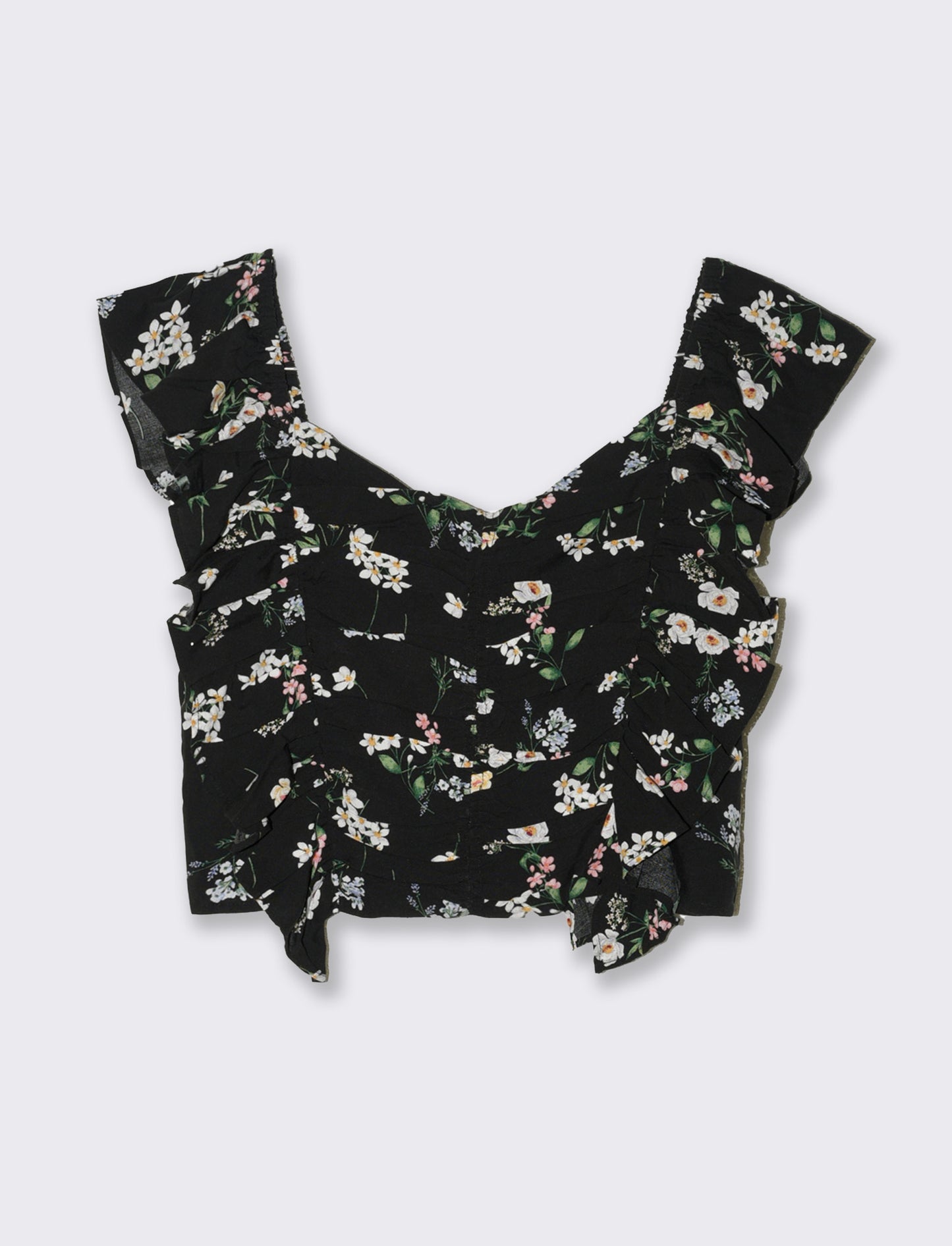 Top con rouches da donna - var 1