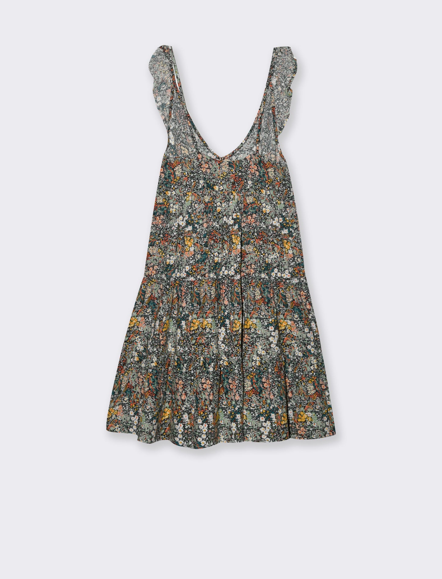 Vestito corto con rouches da donna - var 2