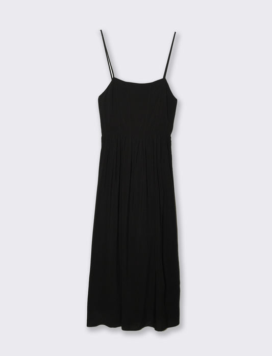 Woman's printed dress for every occasion - Black